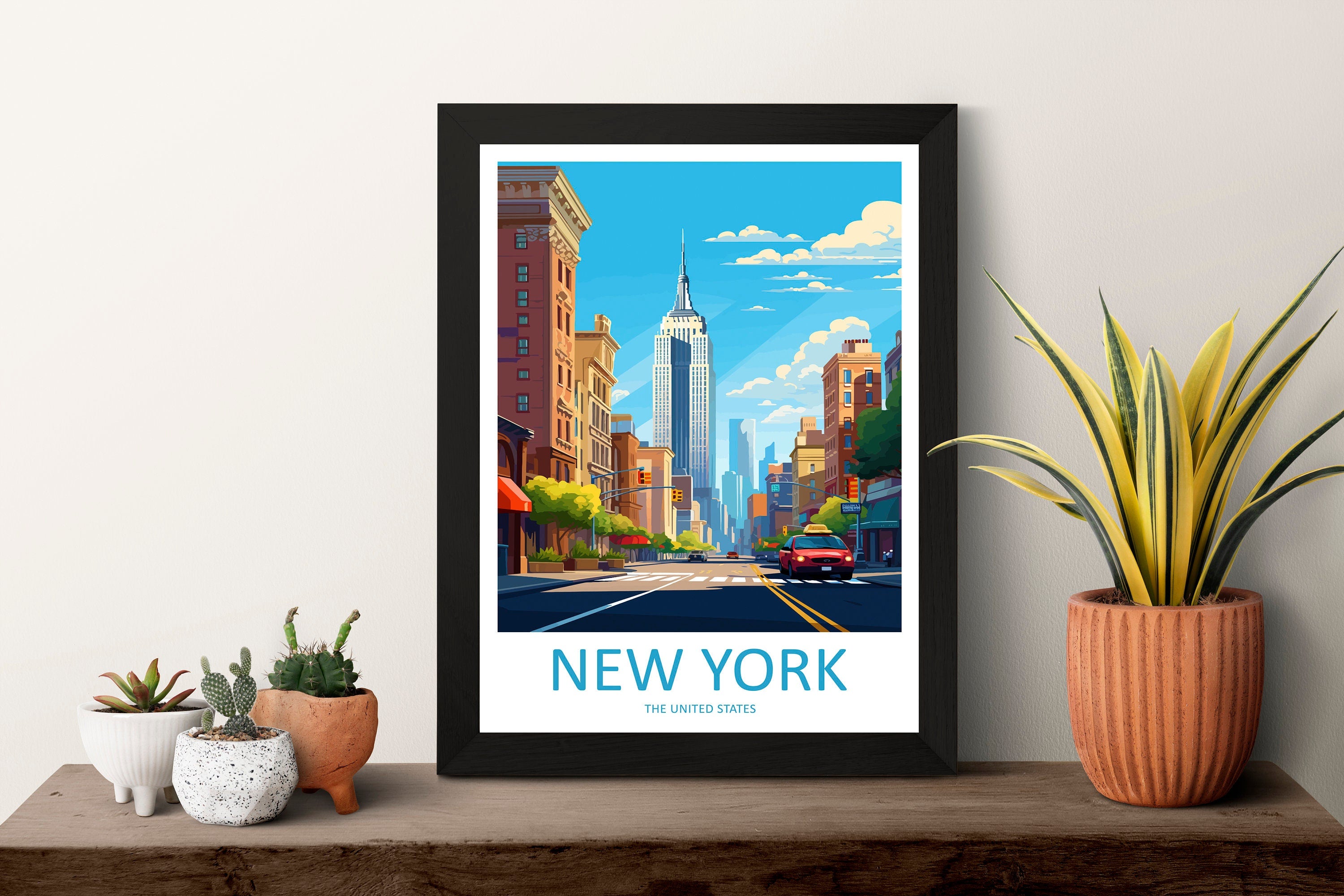 New York Travel Print