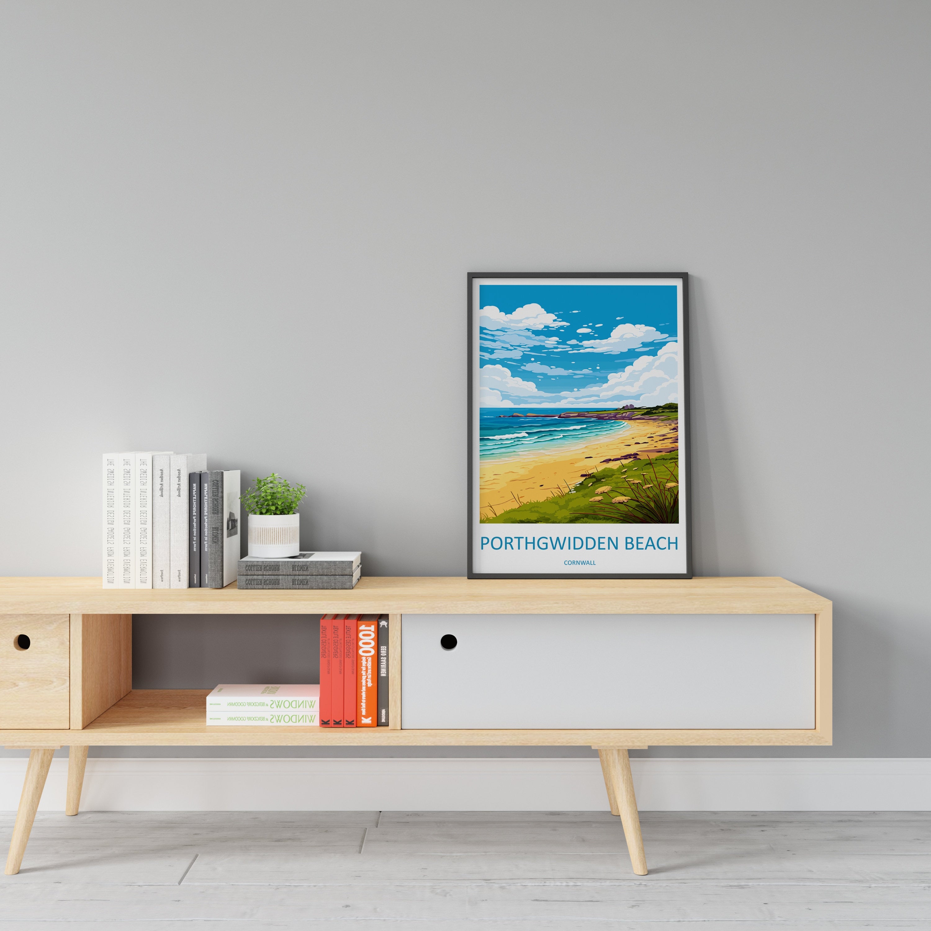 Porthgwidden Beach Travel Print