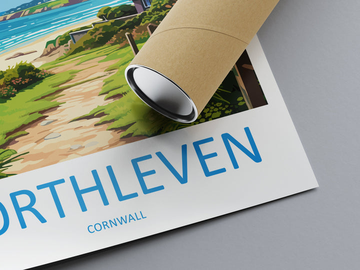 Porthleven Travel Print Wall Art Porthleven Wall Hanging Home Décor Porthleven Gift Art Lovers Cornwall Art Porthleven Wall Art