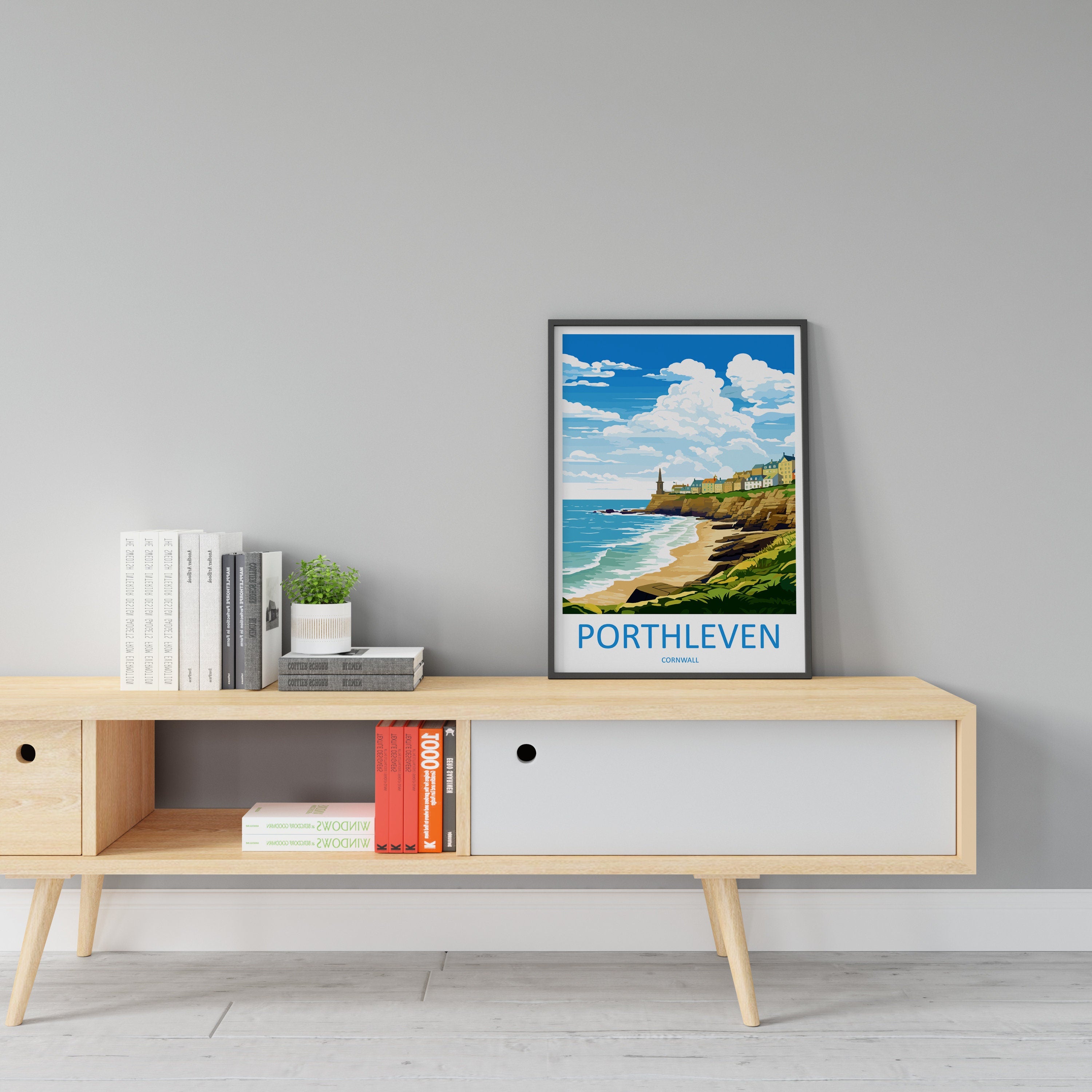 Porthleven Travel Print