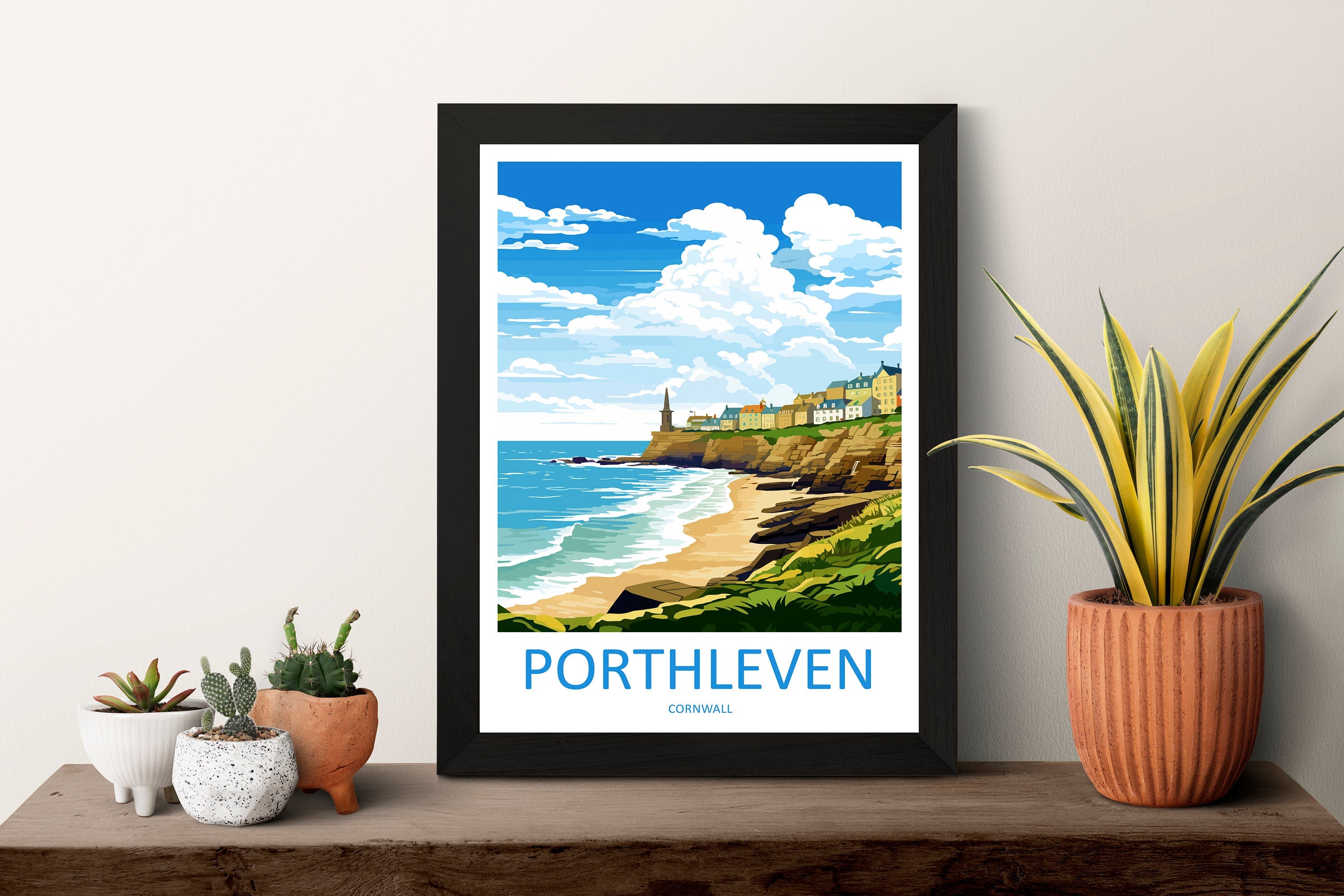 Porthleven Travel Print