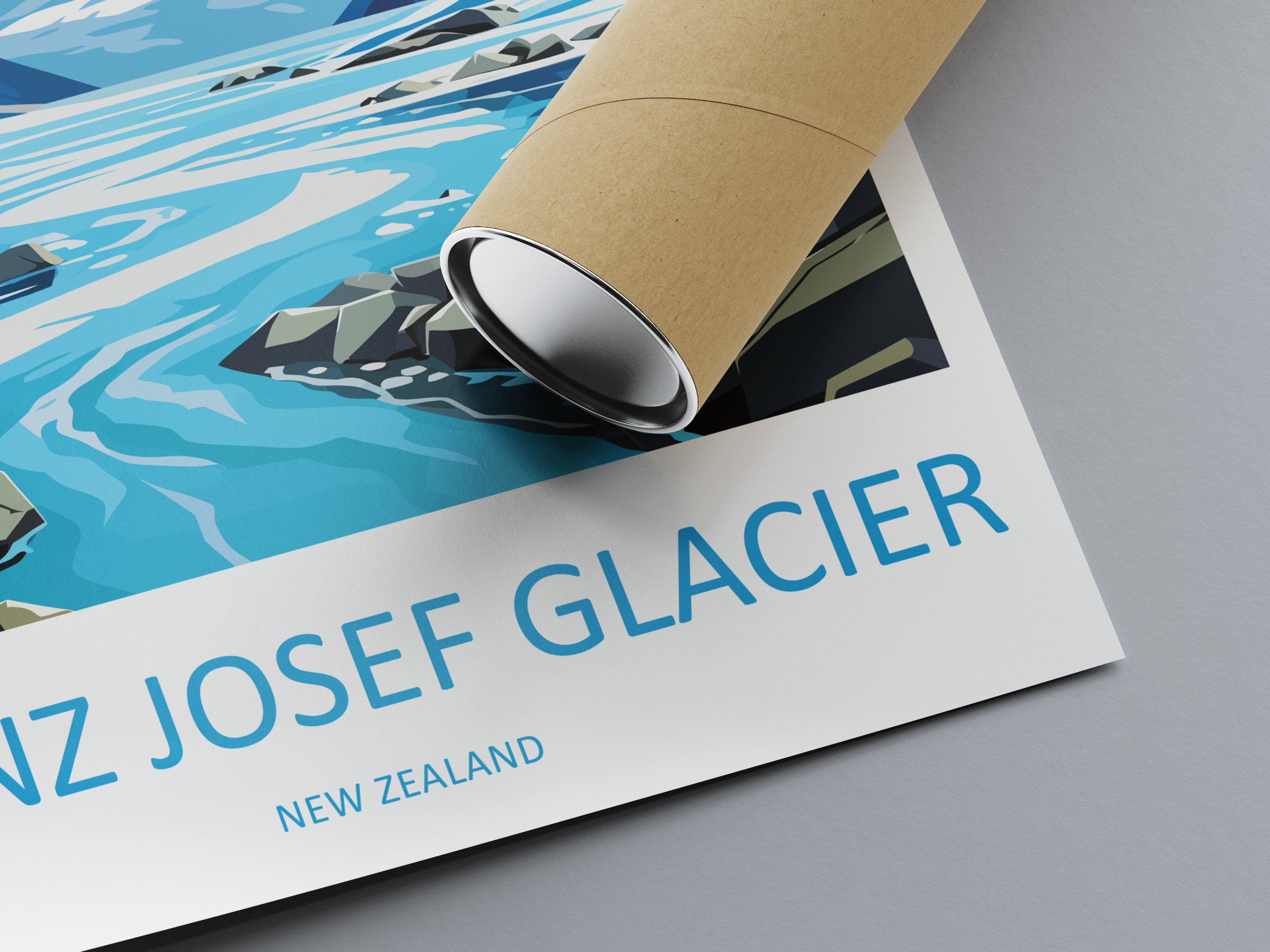 Franz Josef Glacier Travel Print