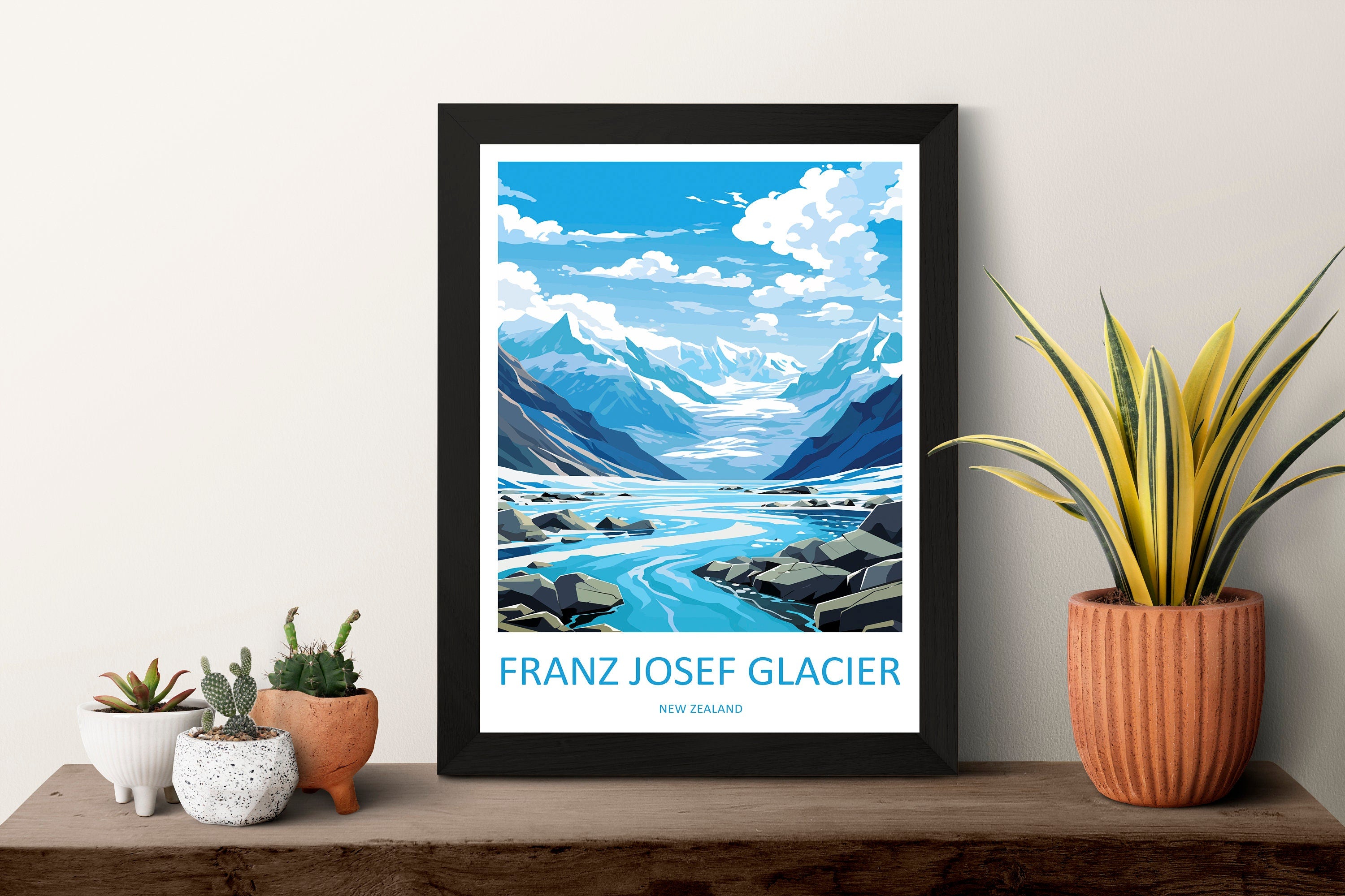 Franz Josef Glacier Travel Print