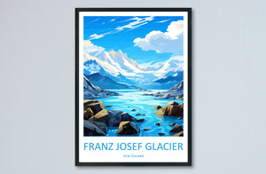 Franz Josef Glacier Travel Print