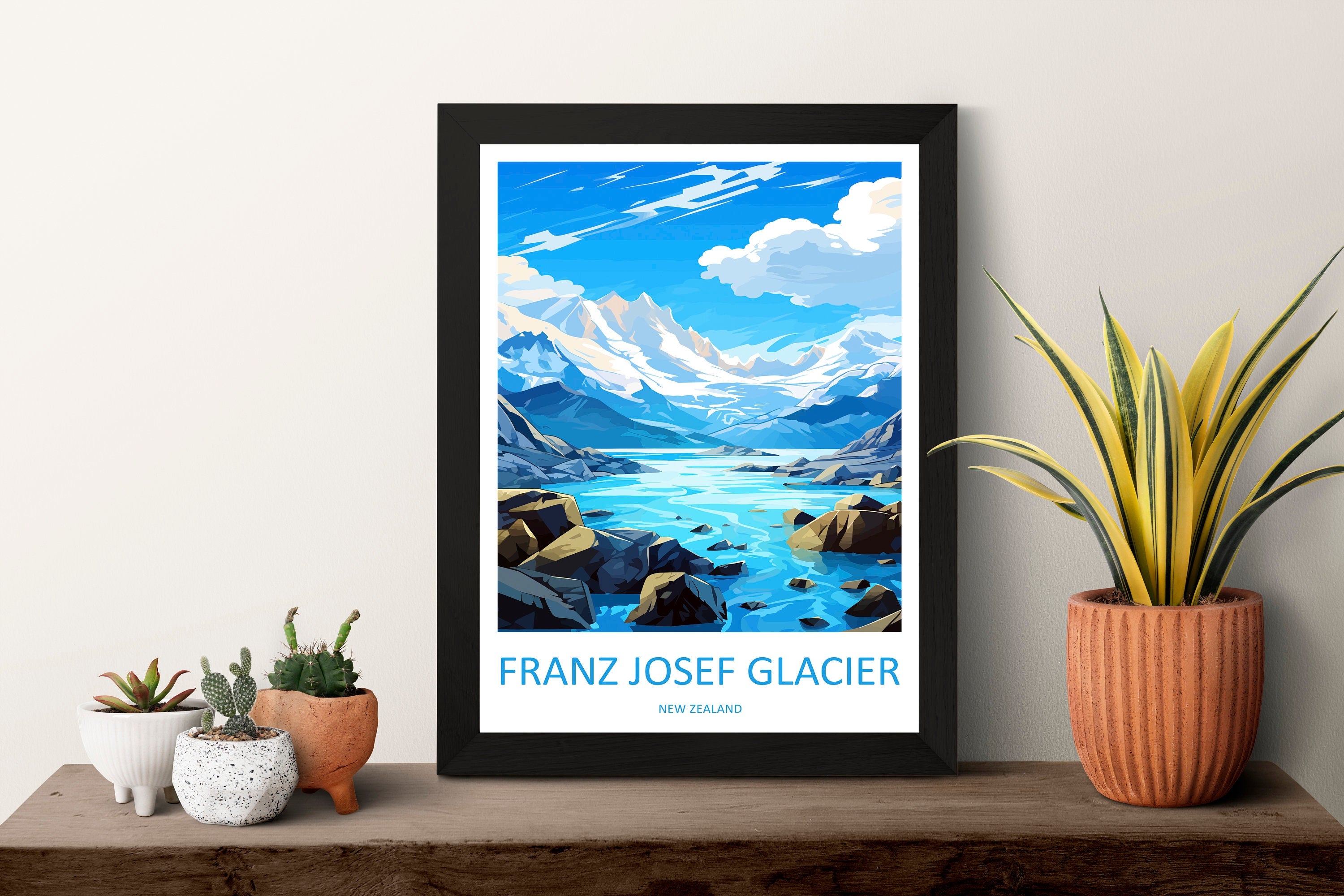 Franz Josef Glacier Travel Print