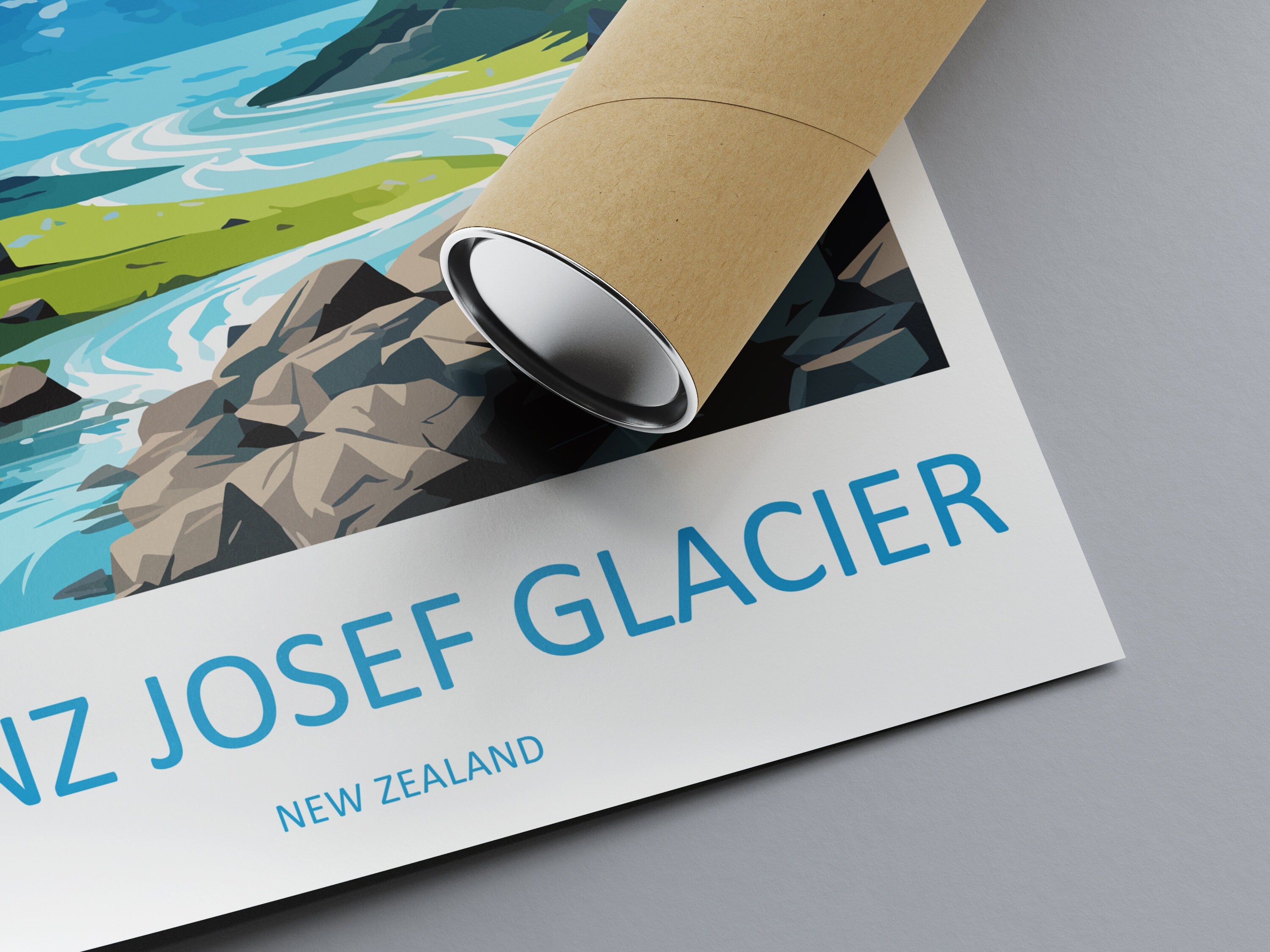 Franz Josef Glacier Travel Print