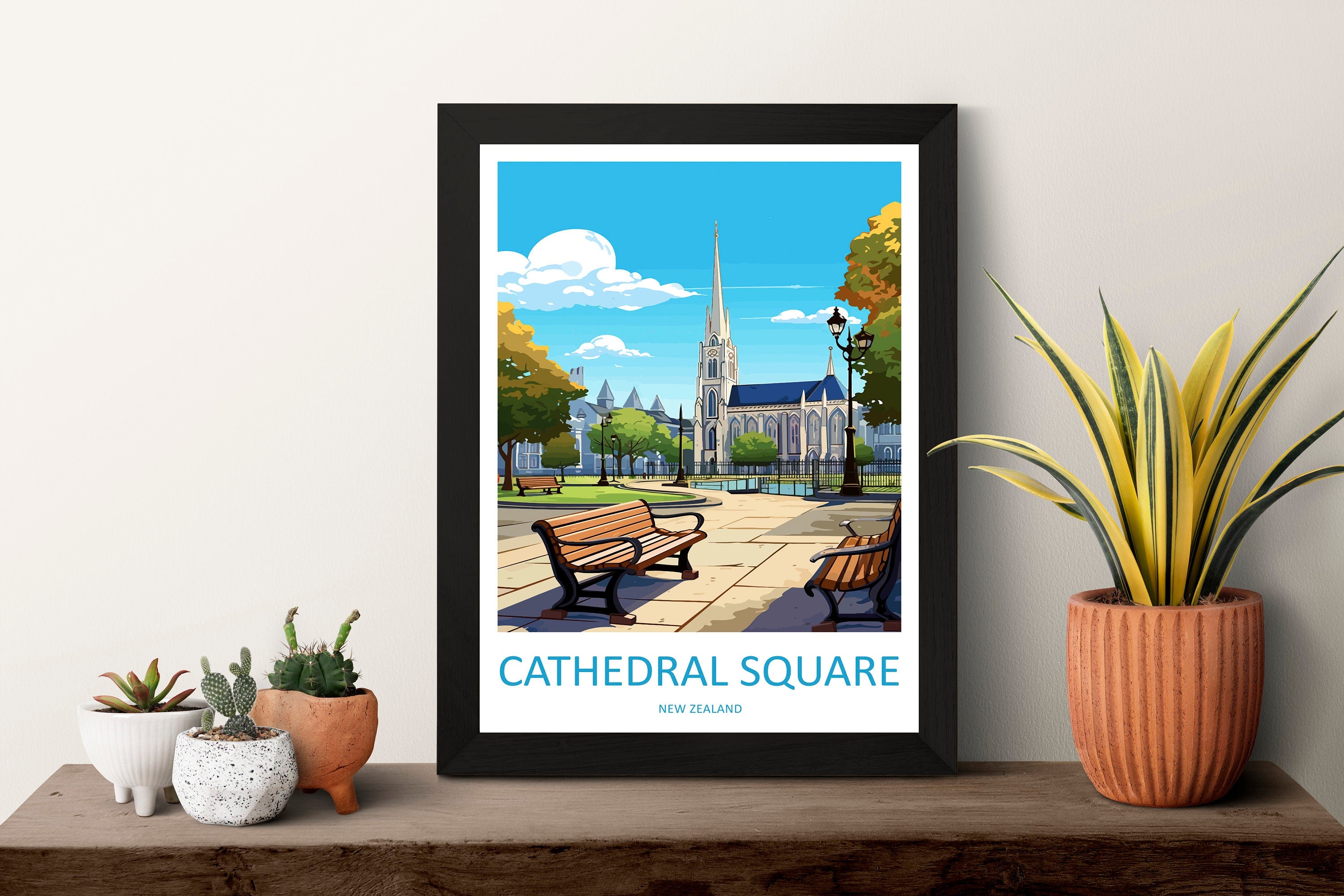 Cathedral Square Travel Print