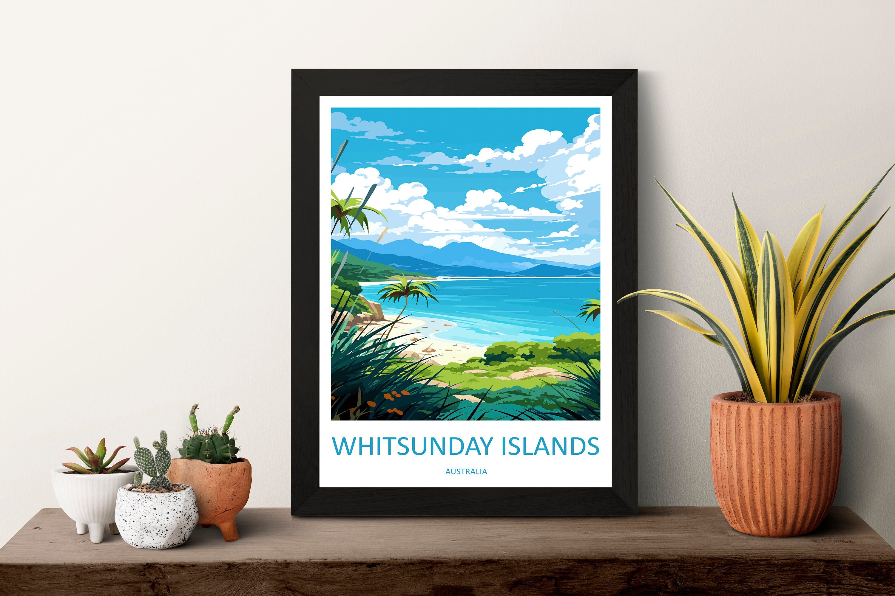 Whitsunday Islands Travel Print