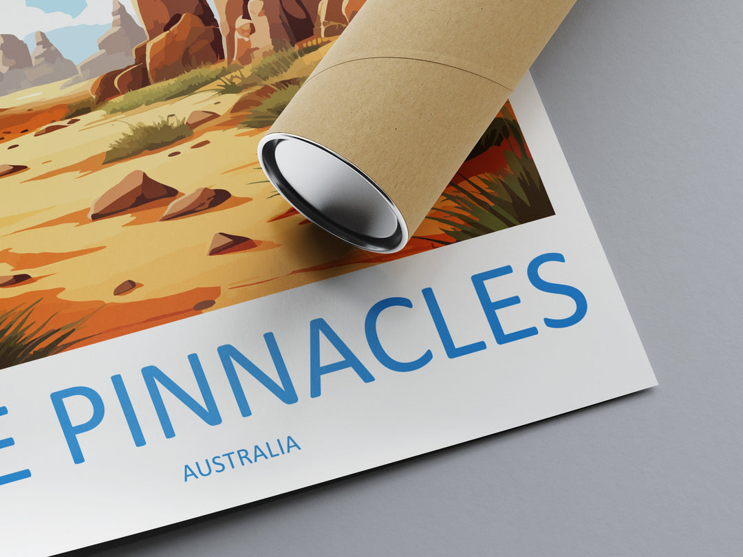 The Pinnacles Travel Print Wall Art The Pinnacles Wall Hanging Home Décor The Pinnacles Gift Art Lovers Wall Art Australia Poster Decor