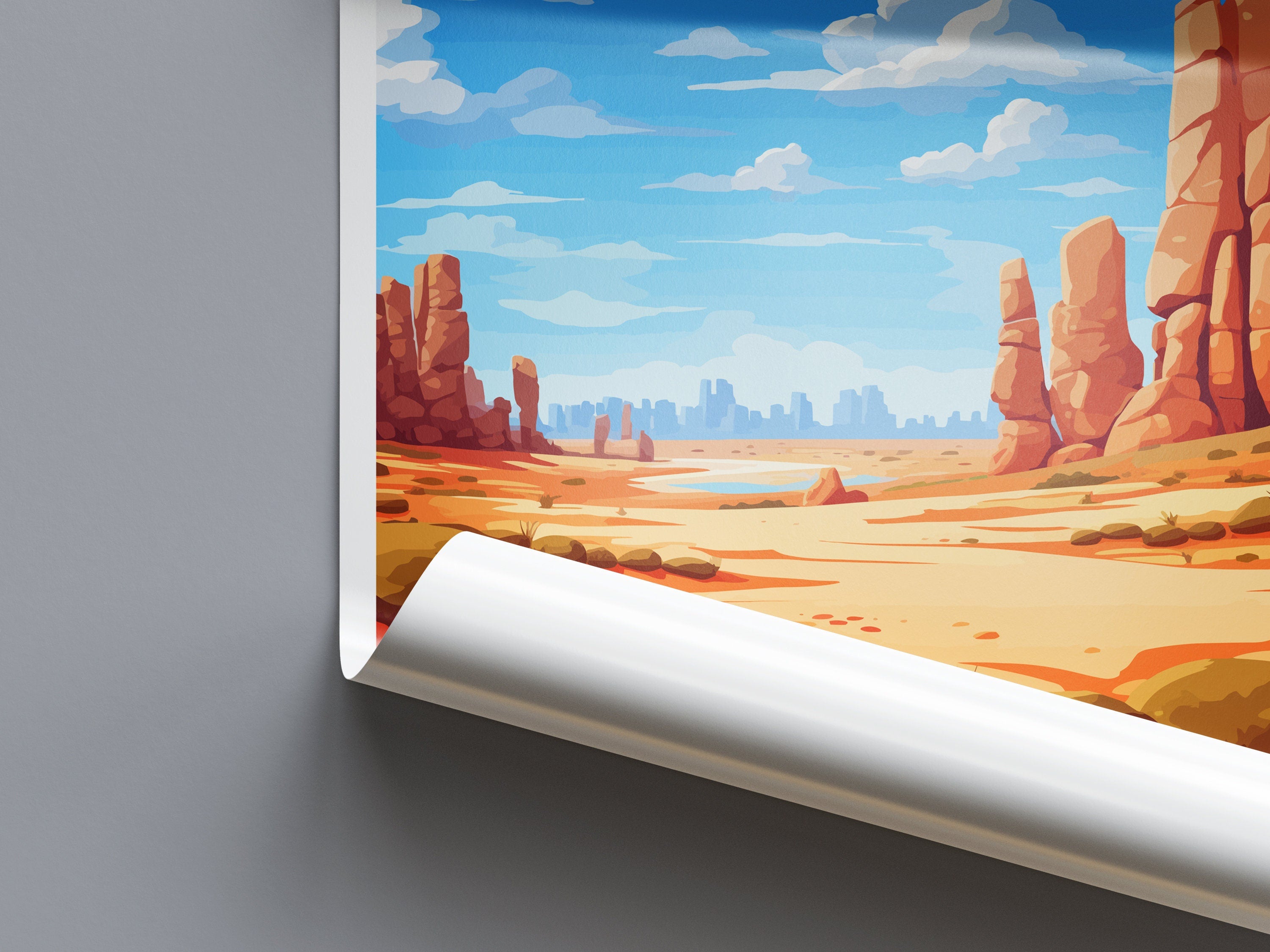 The Pinnacles Travel Print