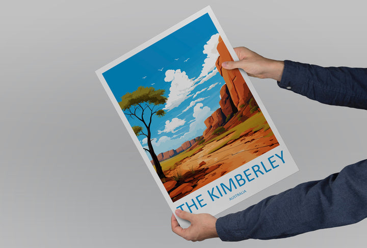 The Kimberley Travel Print Wall Art The Kimberley Wall Hanging Home Décor The Kimberley Gift Art Lovers Wall Art Australia Poster Decor