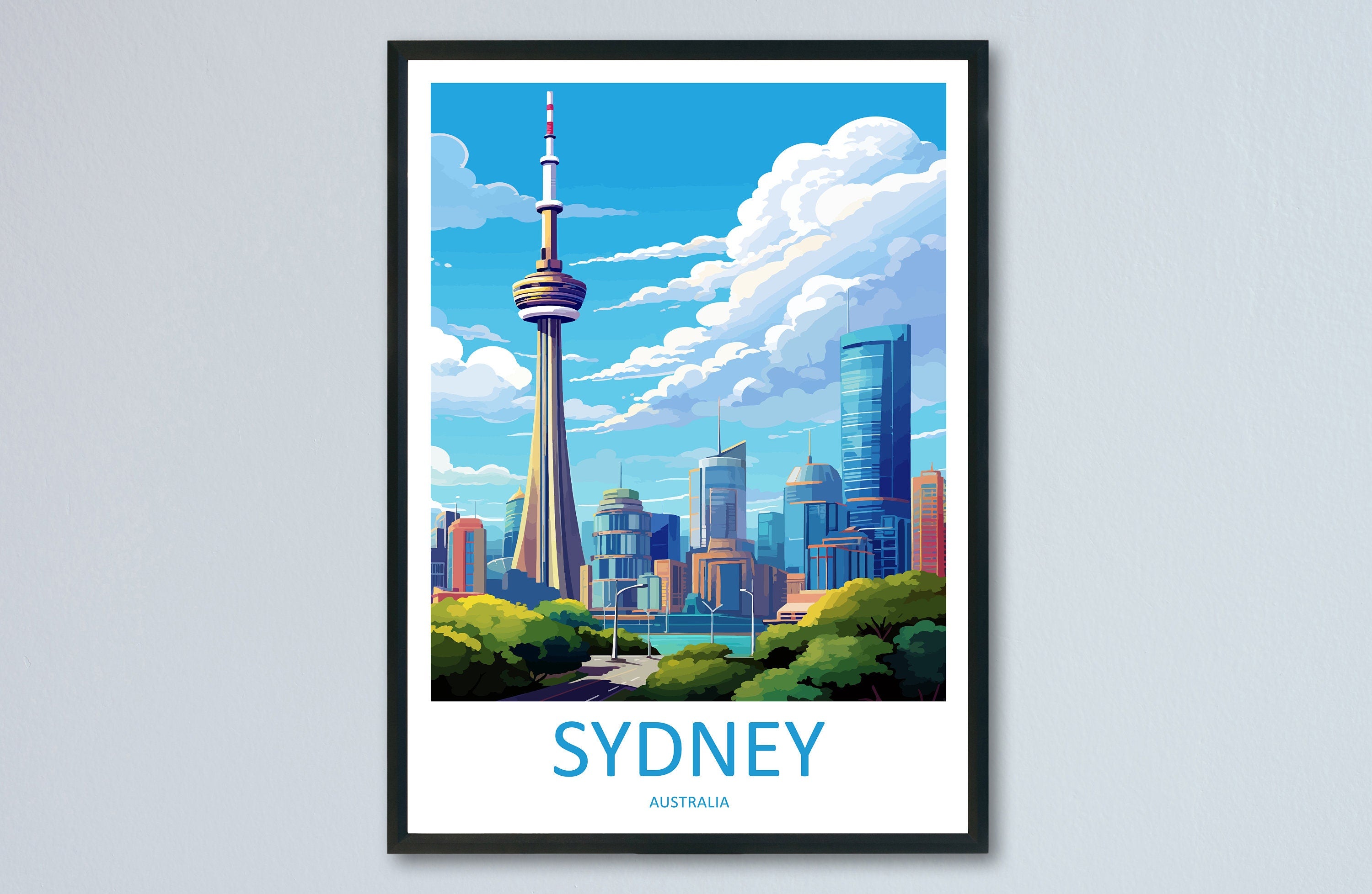 Sydney Tower Eye Travel Print