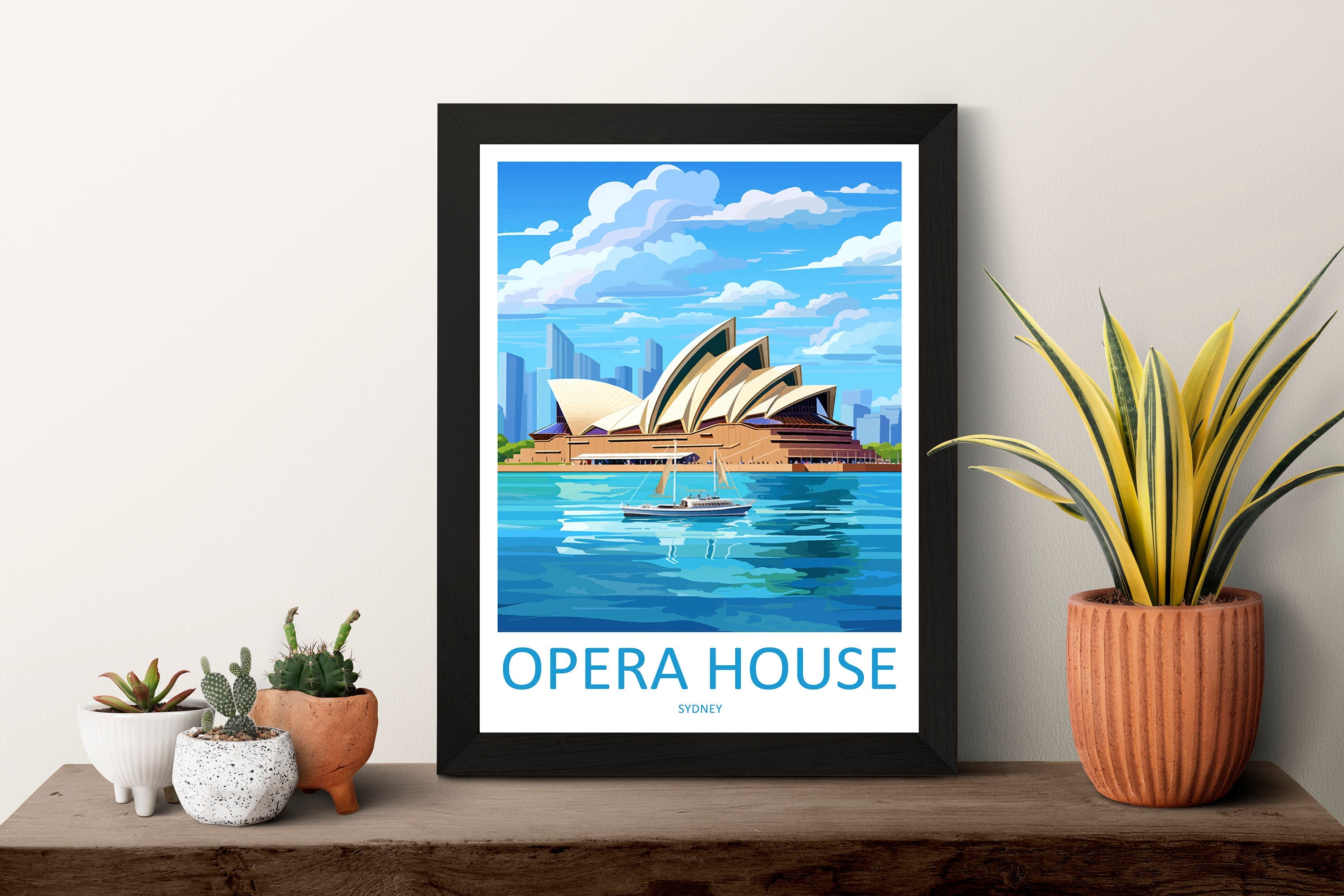 Sydney Opera House Travel Print