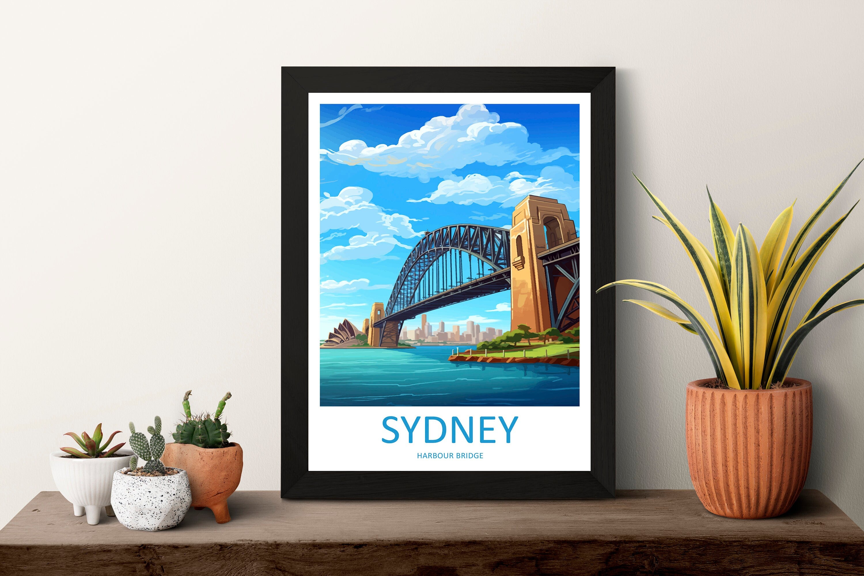 Sydney Harbour Bridge Travel Print