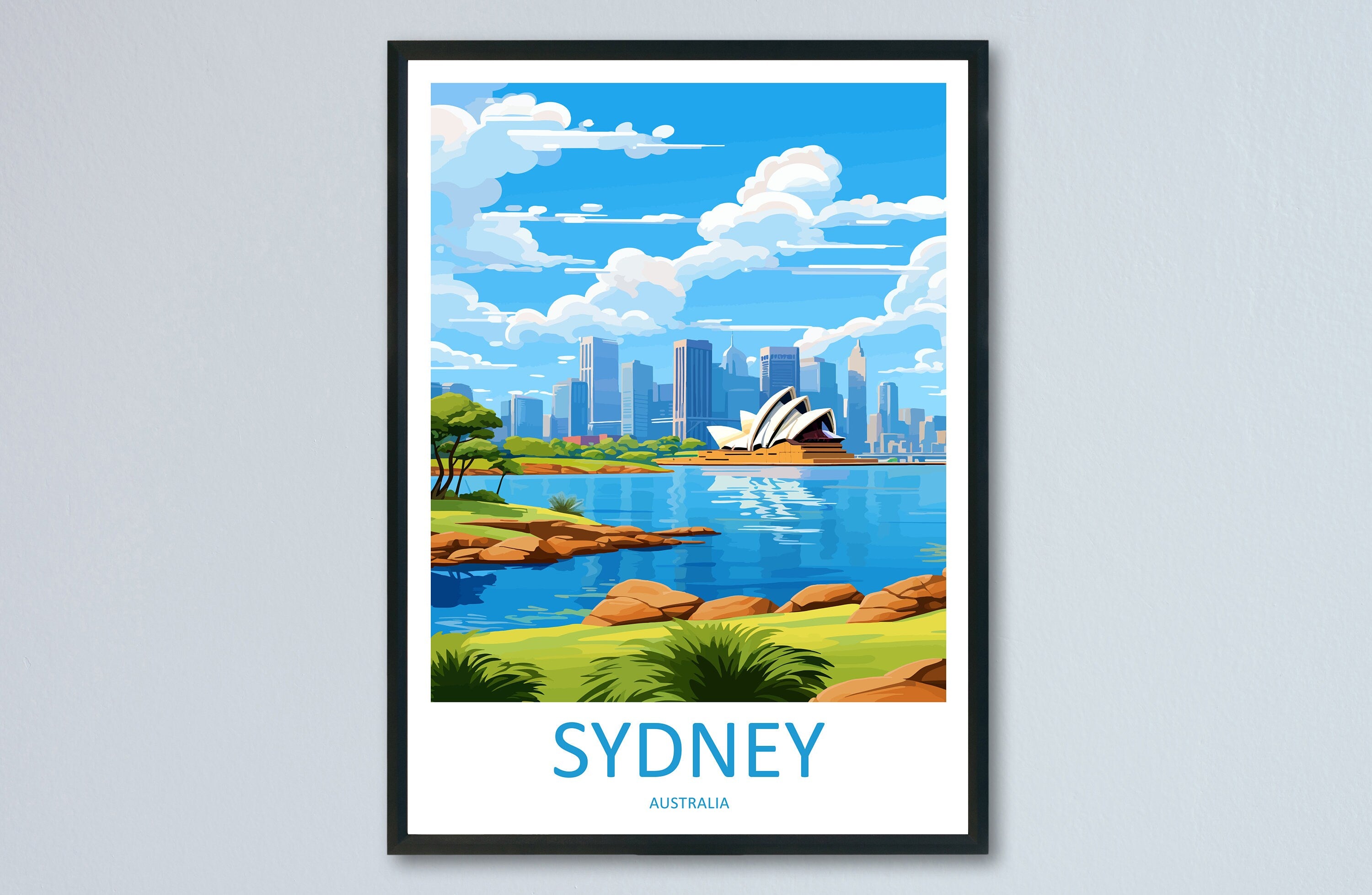 Sydney Opera House Travel Print