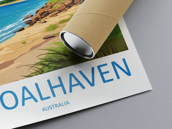 Shoalhaven Travel Print Wall Art Shoalhaven Wall Hanging Home Décor Shoalhaven Gift Art Lovers Wall Art Australia Poster Decor