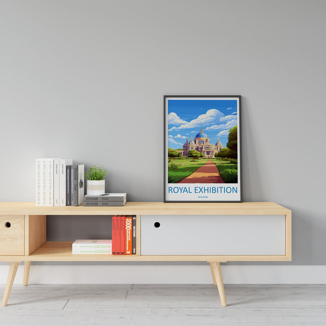 Royal Exhibition Building Travel Print Wall Art Royal Exhibition Building Wall Hanging Home Décor Royal Exhibition Building Gift Art Lovers