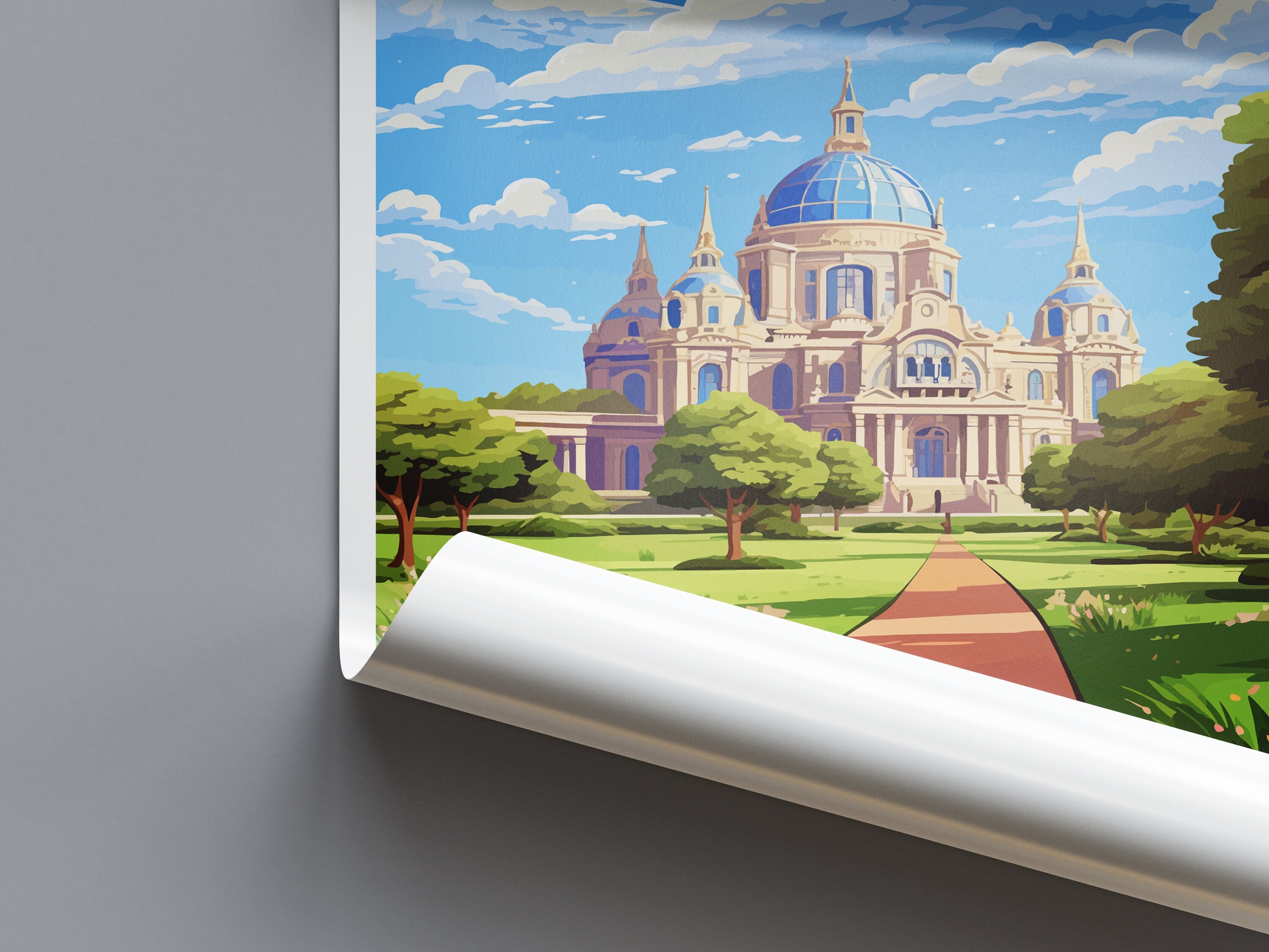 Royal Exhibition Building Travel Print