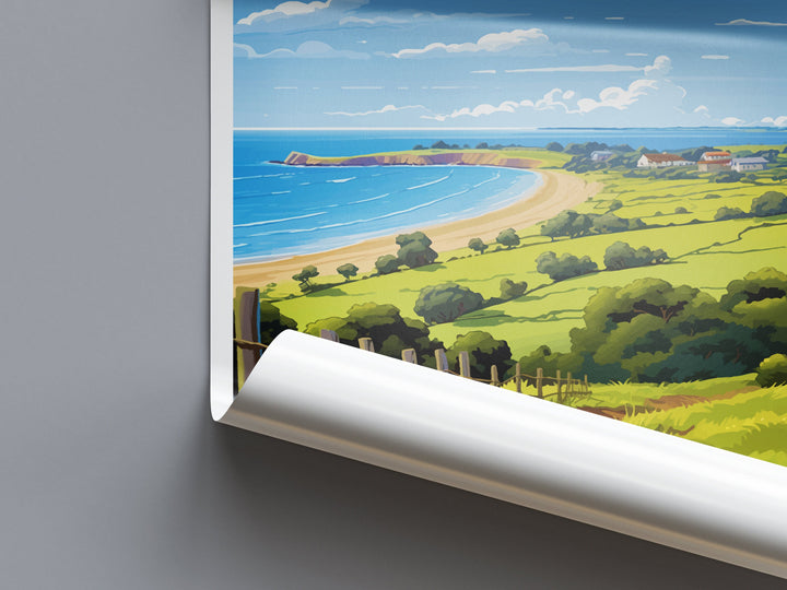Morning Peninsula Travel Print Wall Art Morning Peninsula Wall Hanging Home Décor Morning Peninsula Gift Art Lovers Wall Art Australia Print