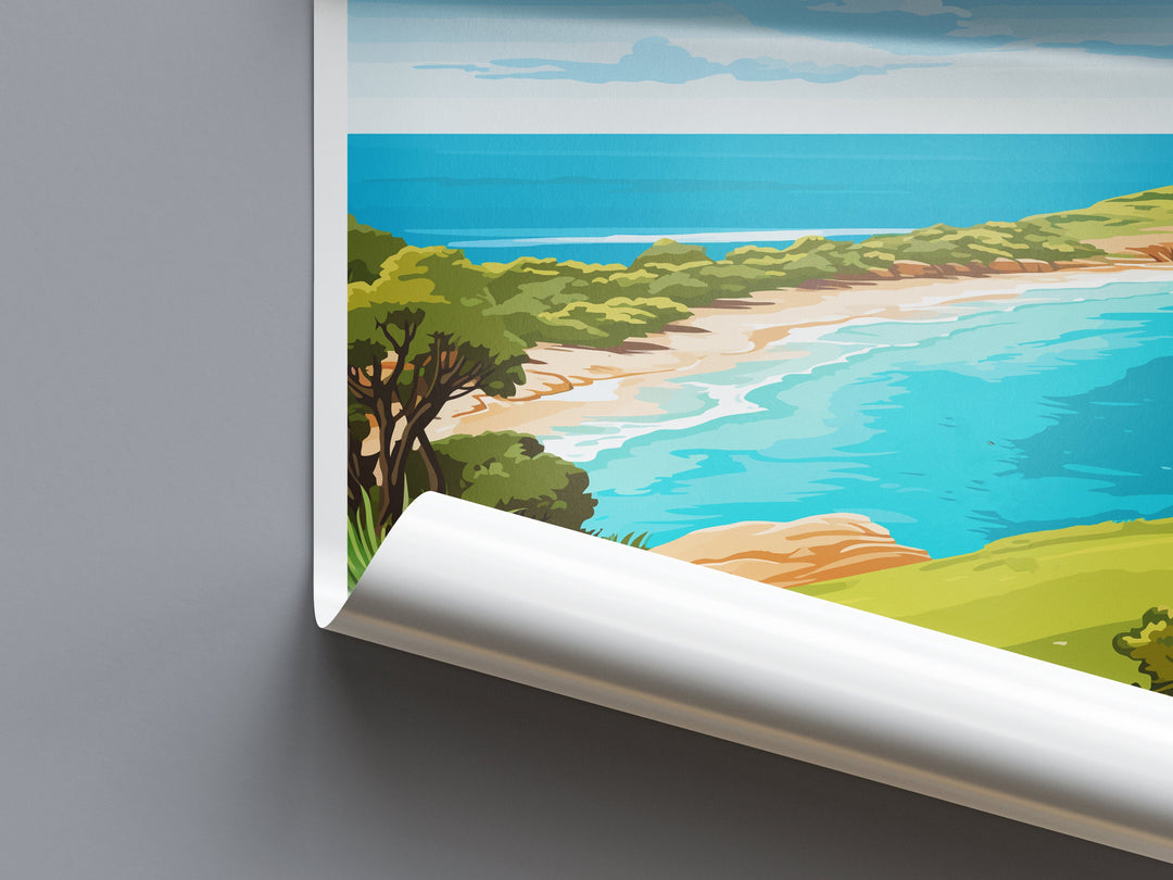 Kangaroo Island Travel Print Wall Art Kangaroo Island Wall Hanging Home Décor Kangaroo Island Gift Art Lovers Wall Art Australia Poster Deco