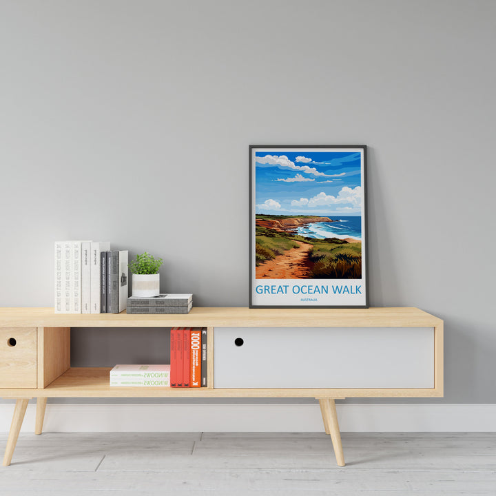 Great Ocean Walk Travel Print Wall Art Great Ocean Walk Wall Hanging Home Décor Great Ocean Walk Gift Art Lovers Wall Art Australia Poster