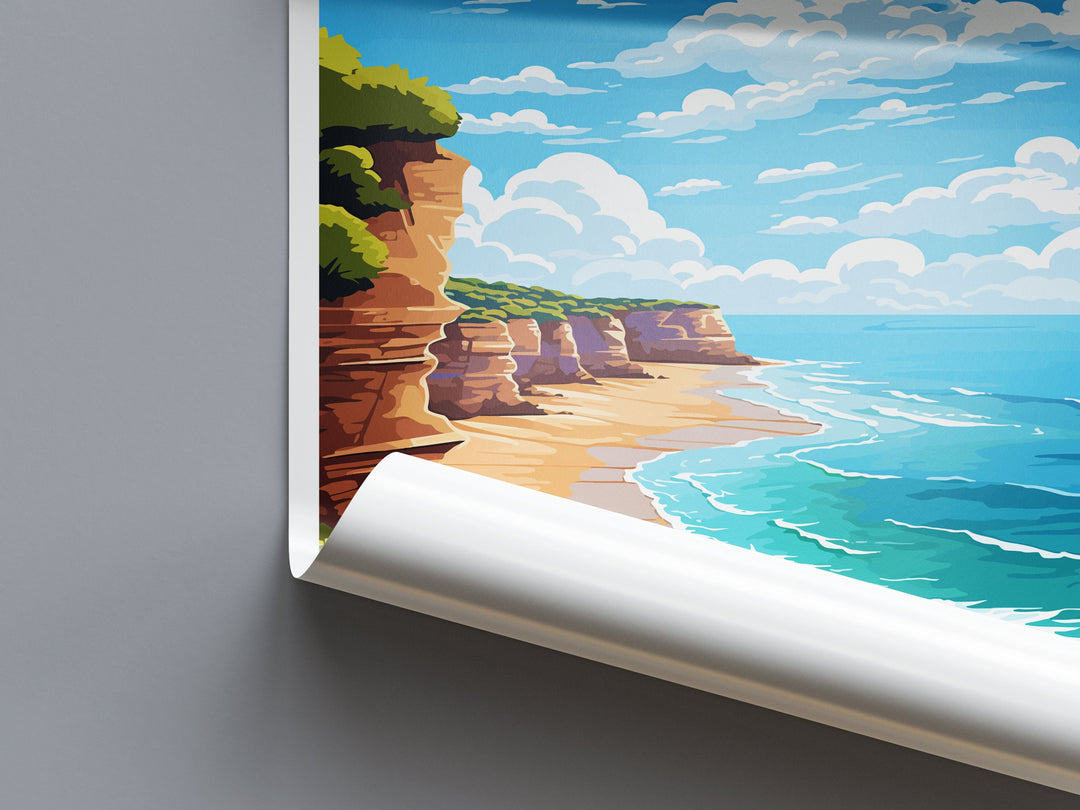 Great Ocean Road Travel Print Wall Art Great Ocean Road Wall Hanging Home Décor Great Ocean Road Gift Art Lovers Wall Art Australia Poster