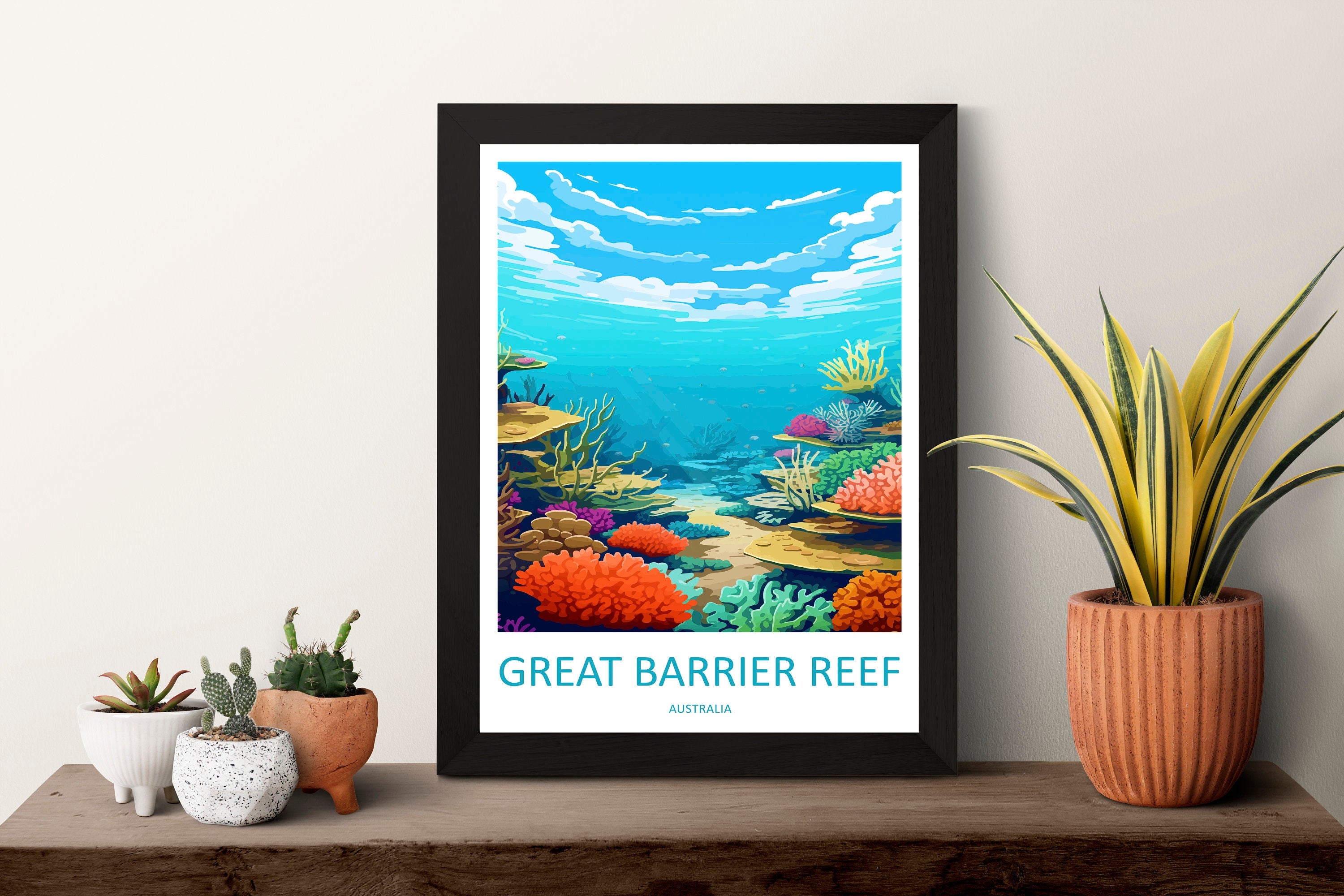 Great Barrier Reef Travel Print