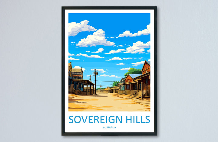 Sovereign Hills Travel Print Wall Art Sovereign Hills Wall Hanging Home Décor Sovereign Hills Gift Art Lovers Australia Art Lover Gift