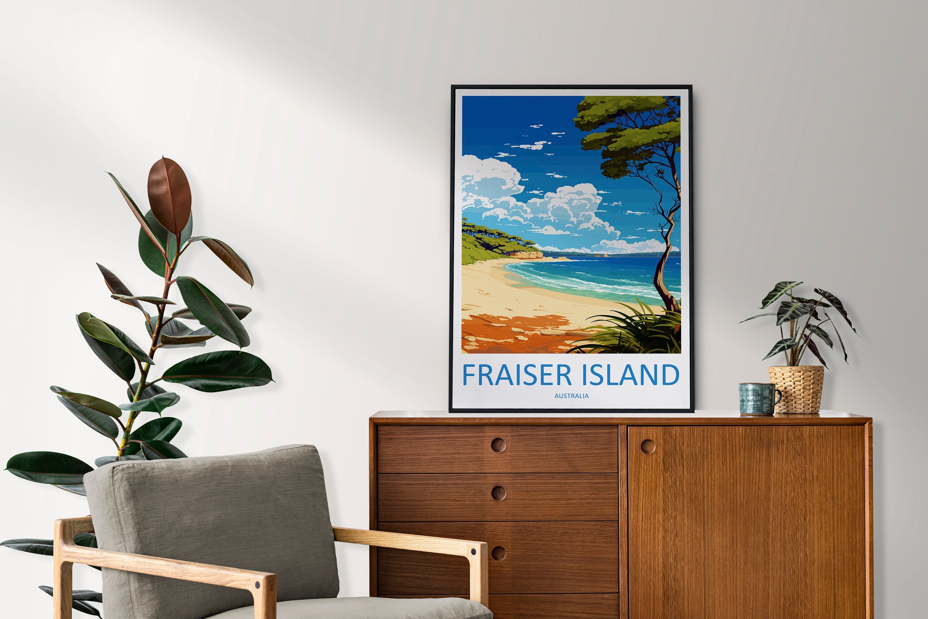 Fraiser Island Travel Print