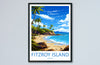 Fitzroy Island Travel Print