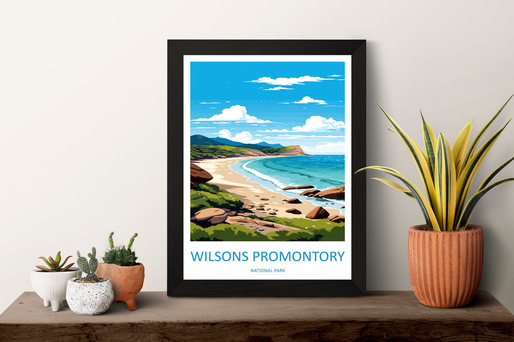 Wilsons Promontory National Park Travel Print Wall Art Wilsons Promontory Wall Hanging Home Décor Wilsons Promontory Gift Art Lovers Wall