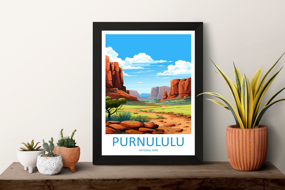 Purnululu National Park Travel Print Wall Purnululu Wall Hanging Home Décor Purnululu Gift Art Lovers Art Australia Wall Art Poster