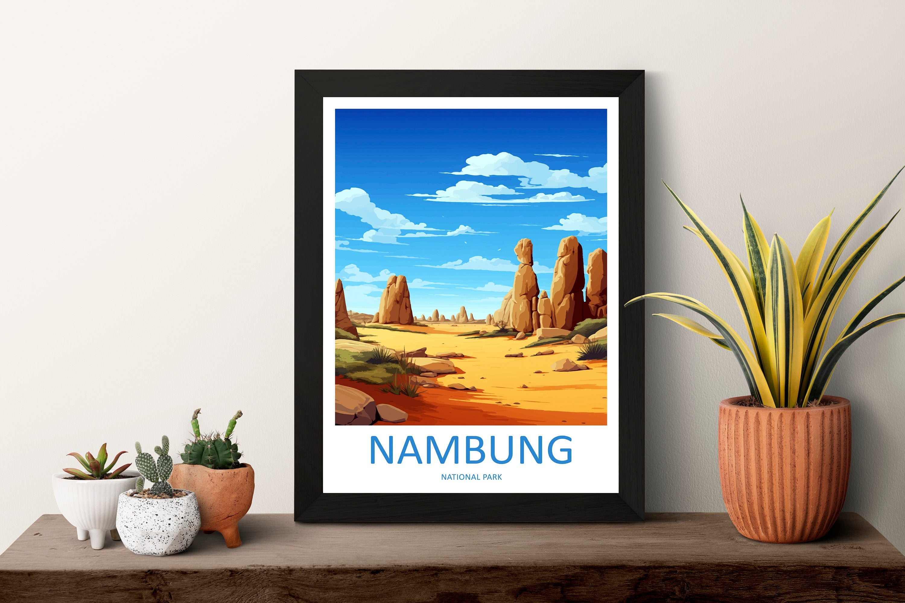 Nambung National Park Travel Print