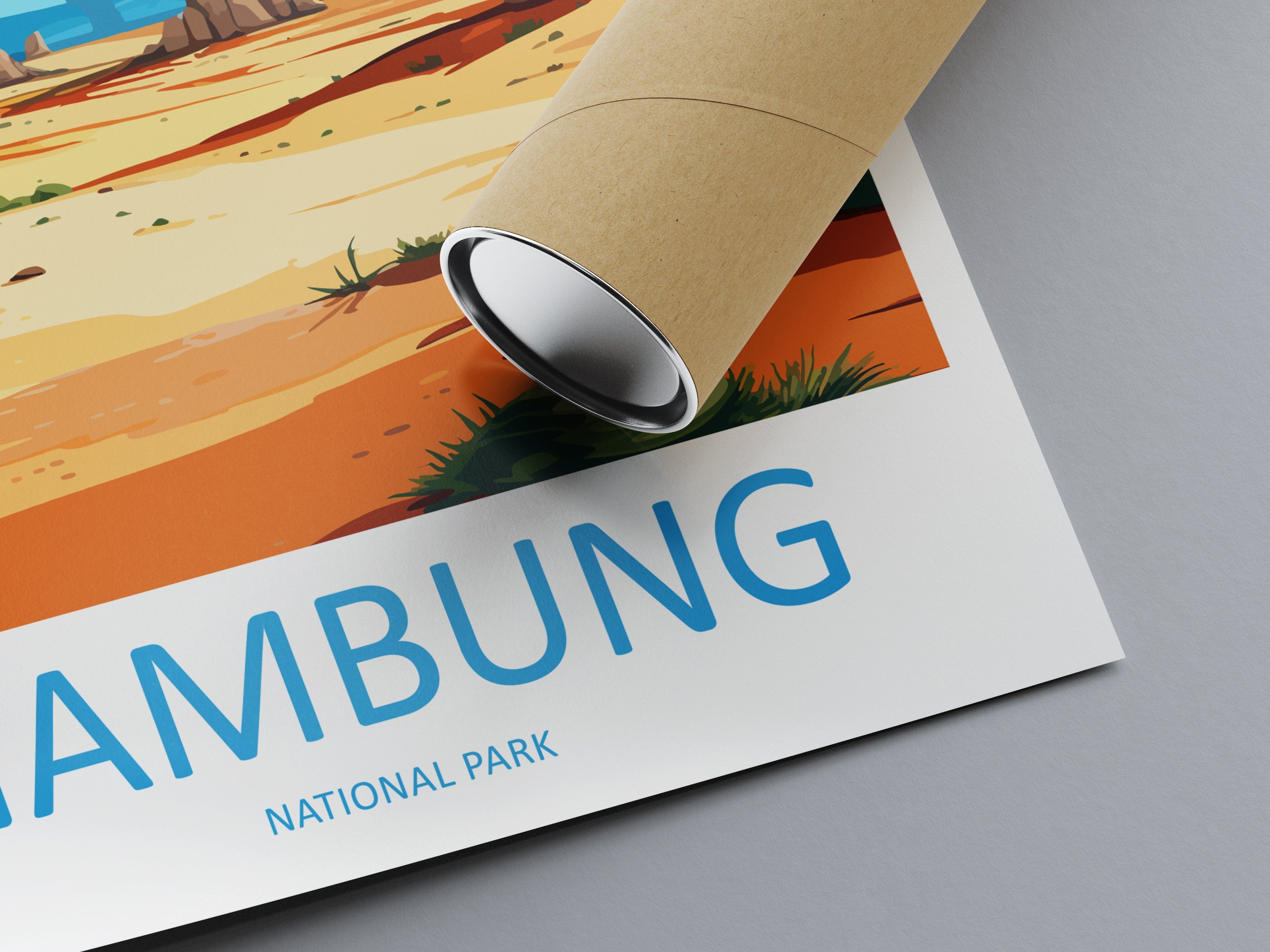 Nambung National Park Travel Print