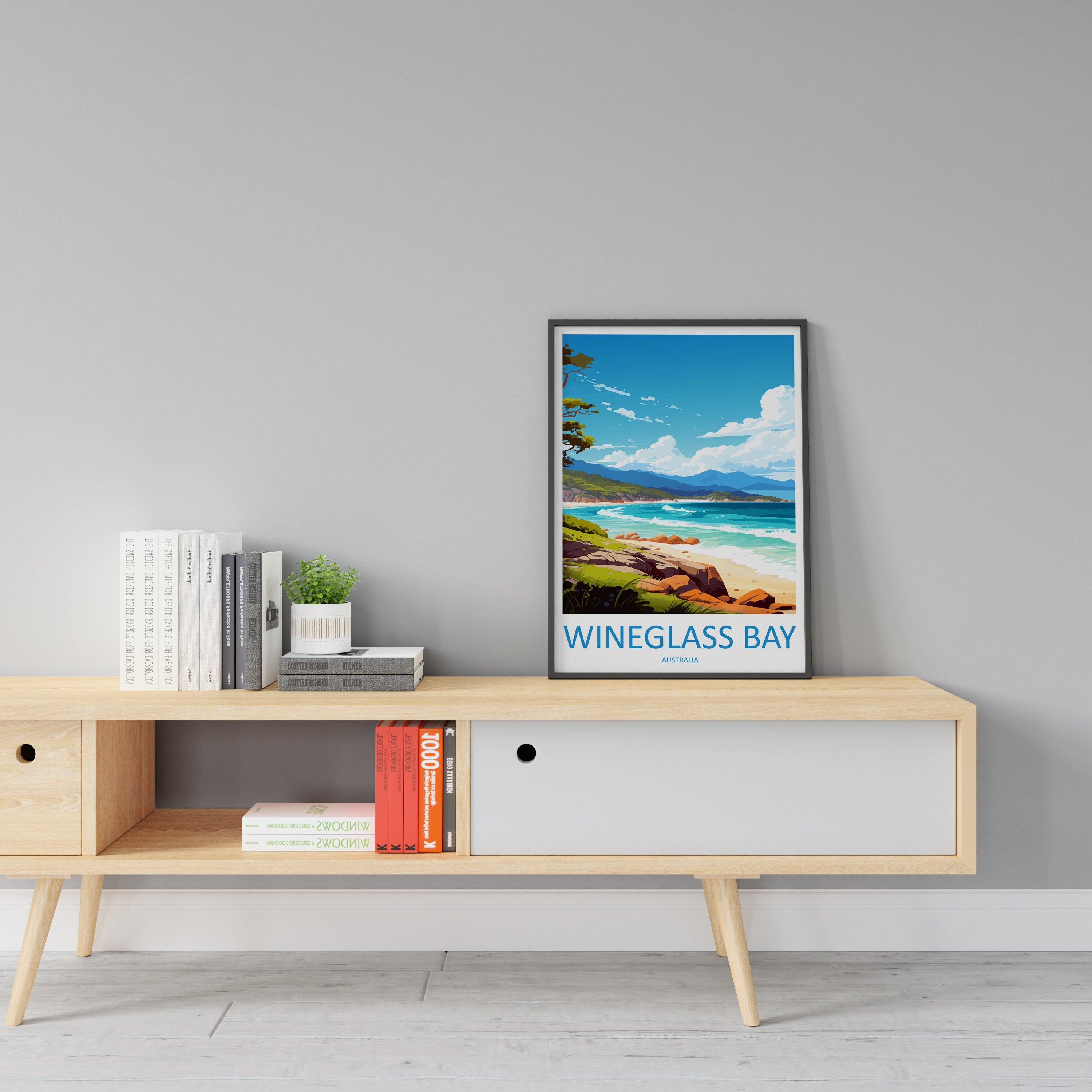 Wineglass Bay Travel Print