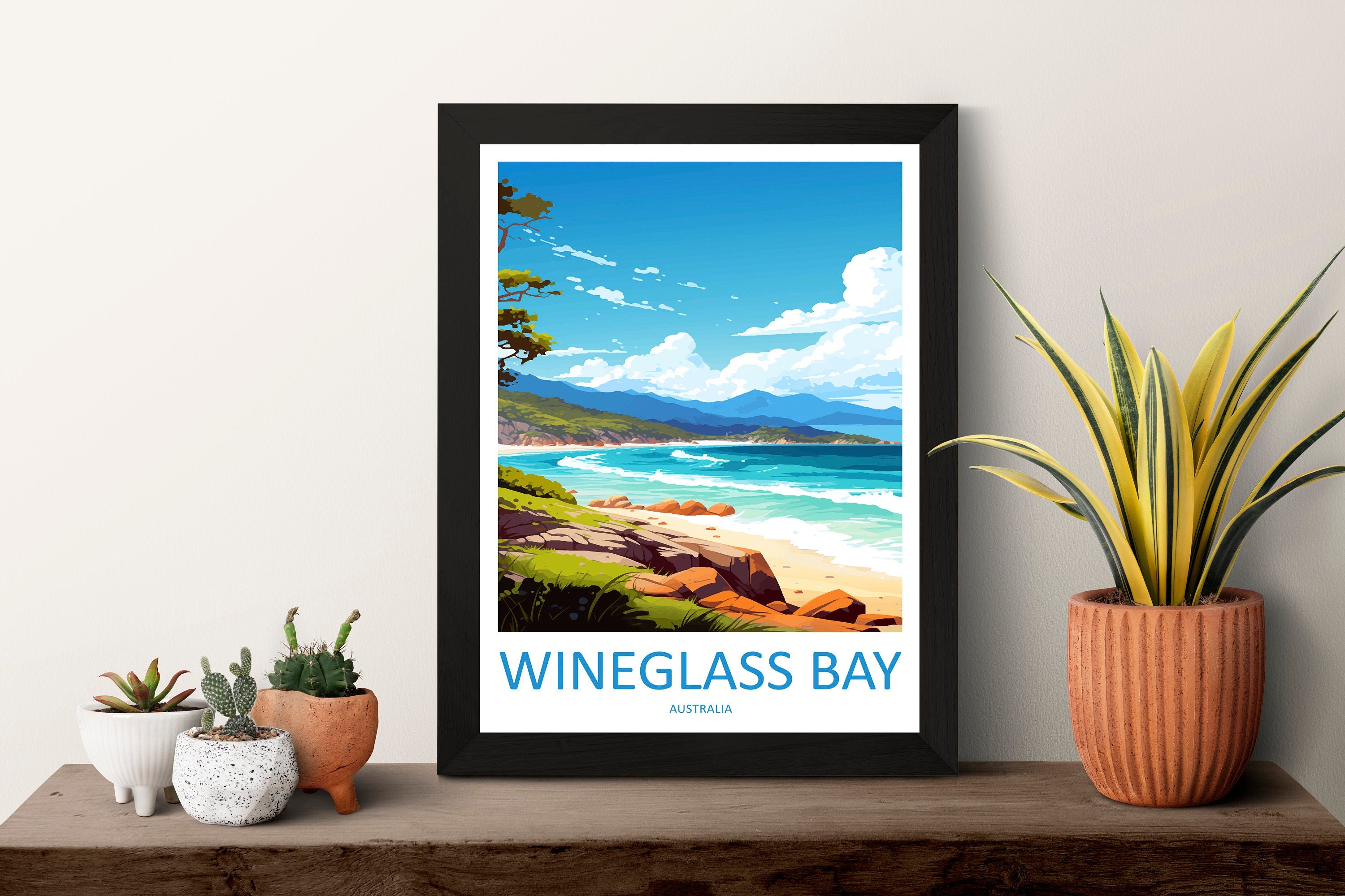 Wineglass Bay Travel Print