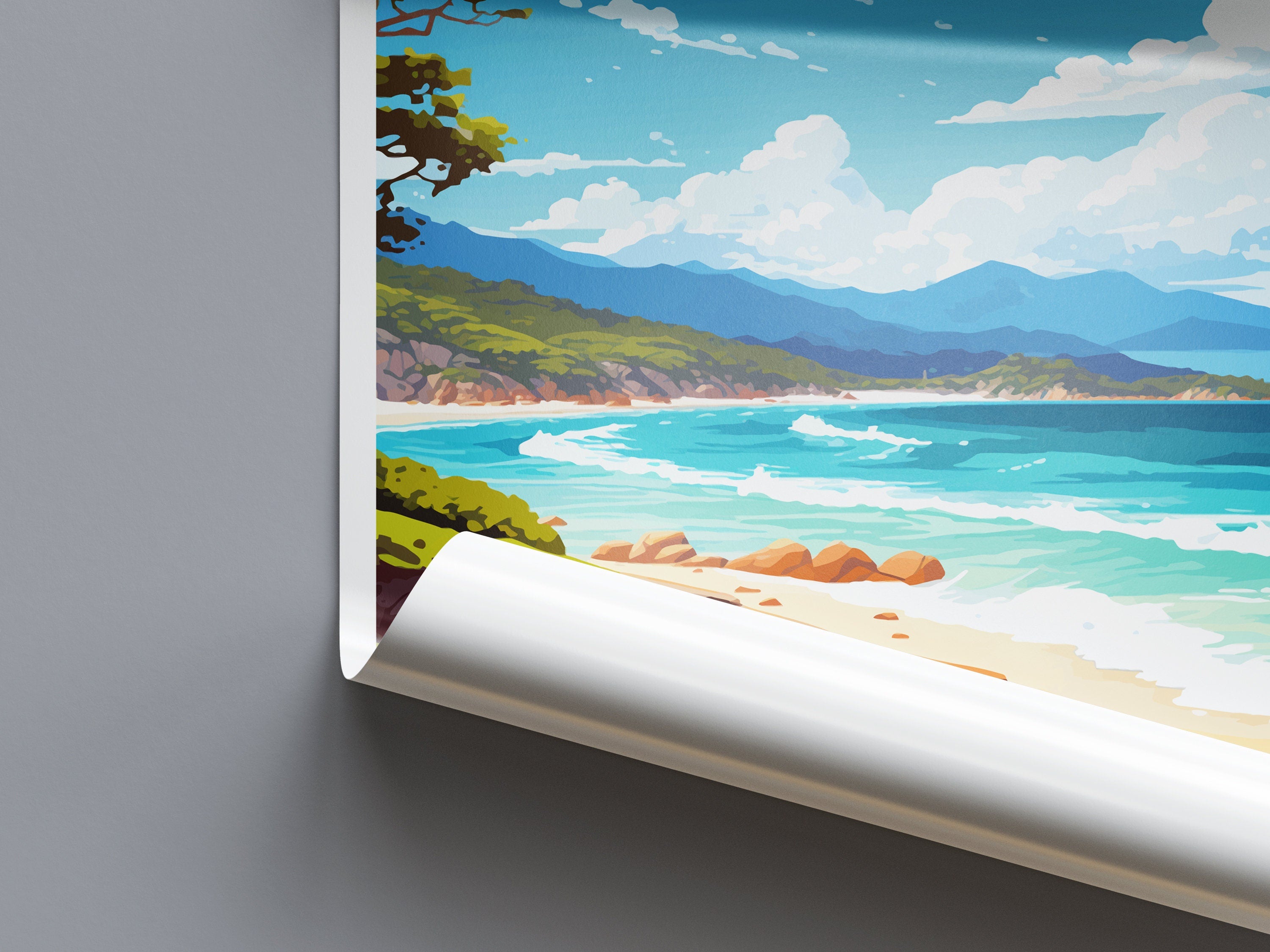 Wineglass Bay Travel Print