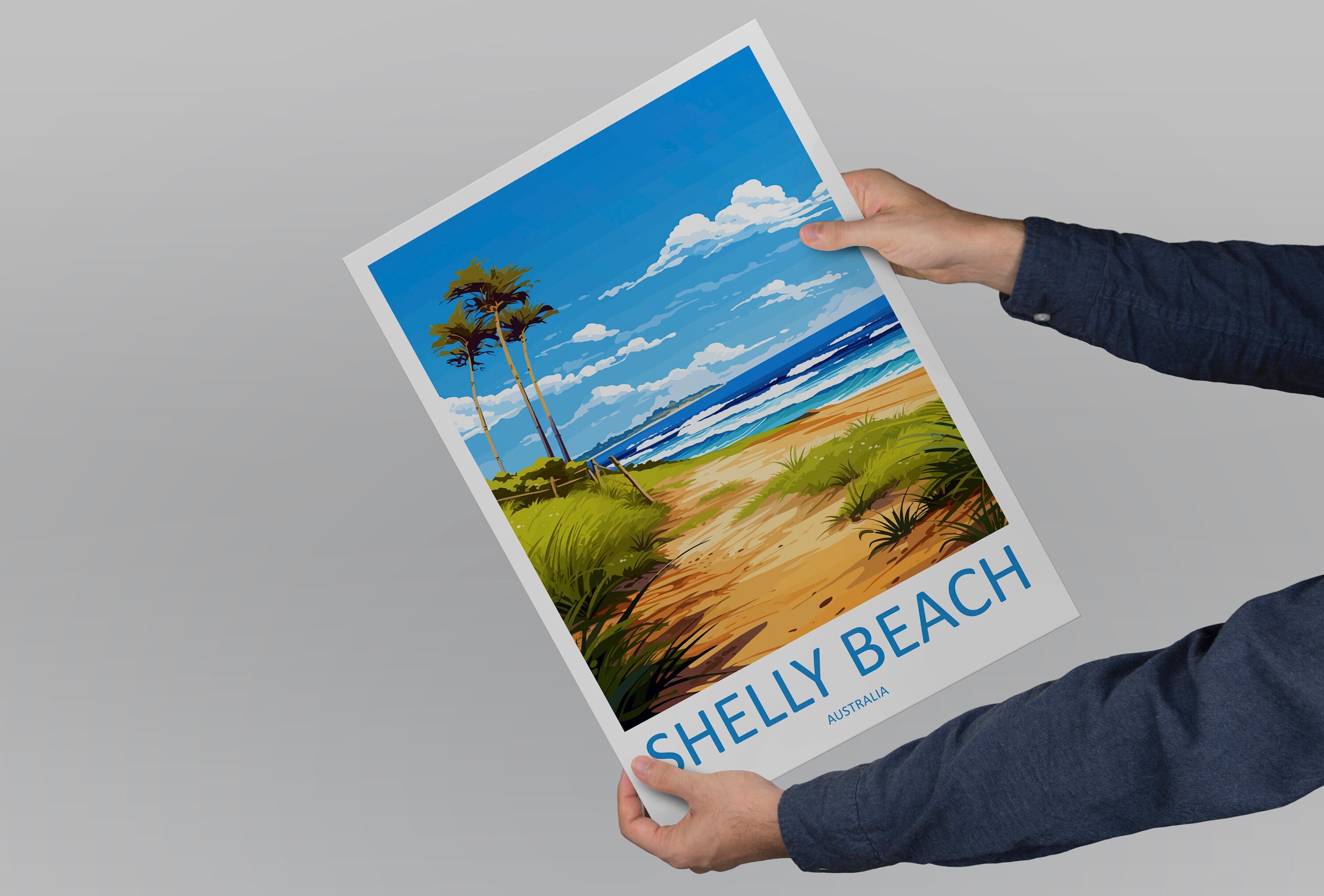 Shelly Beach Travel Print