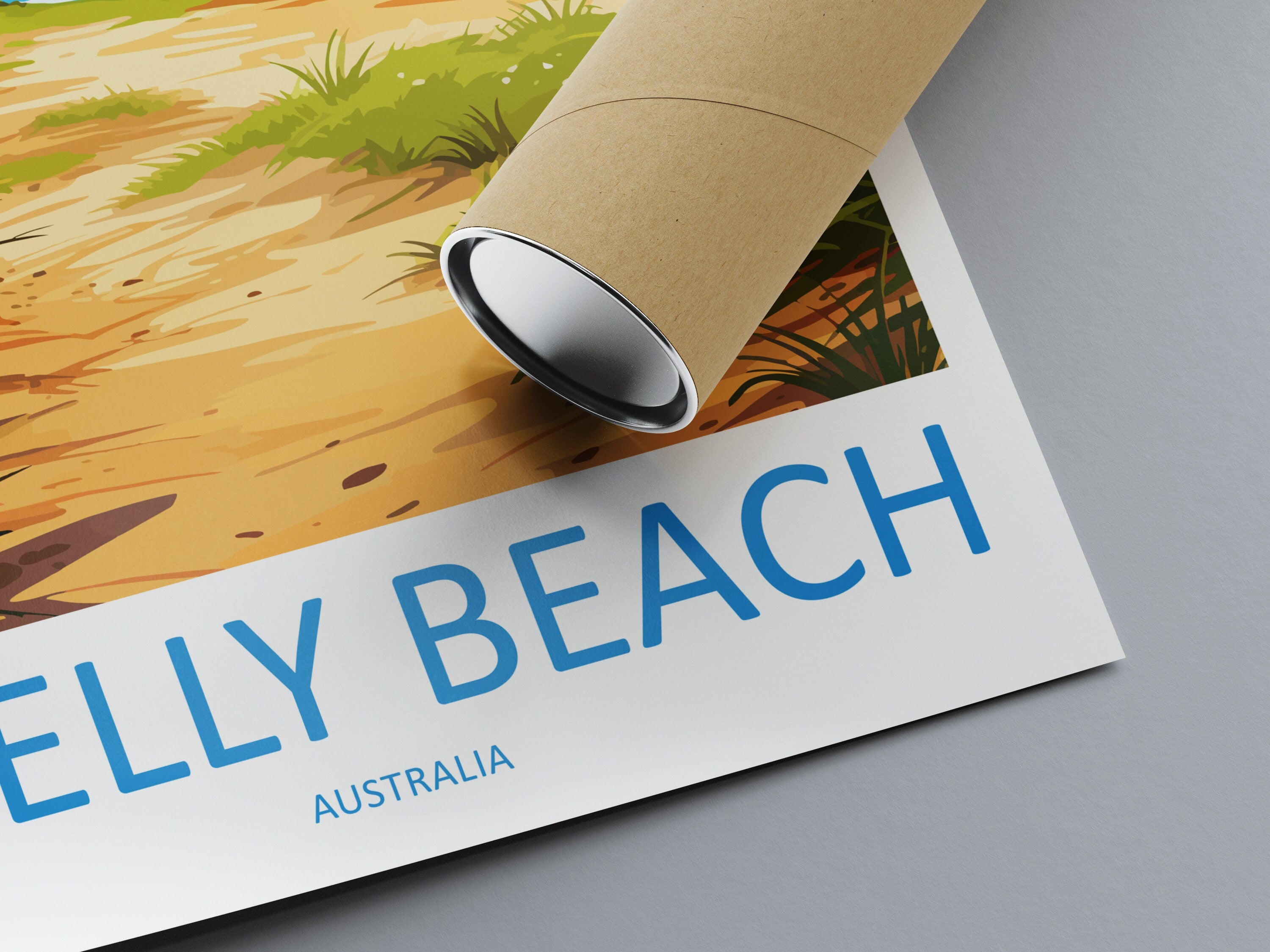 Shelly Beach Travel Print