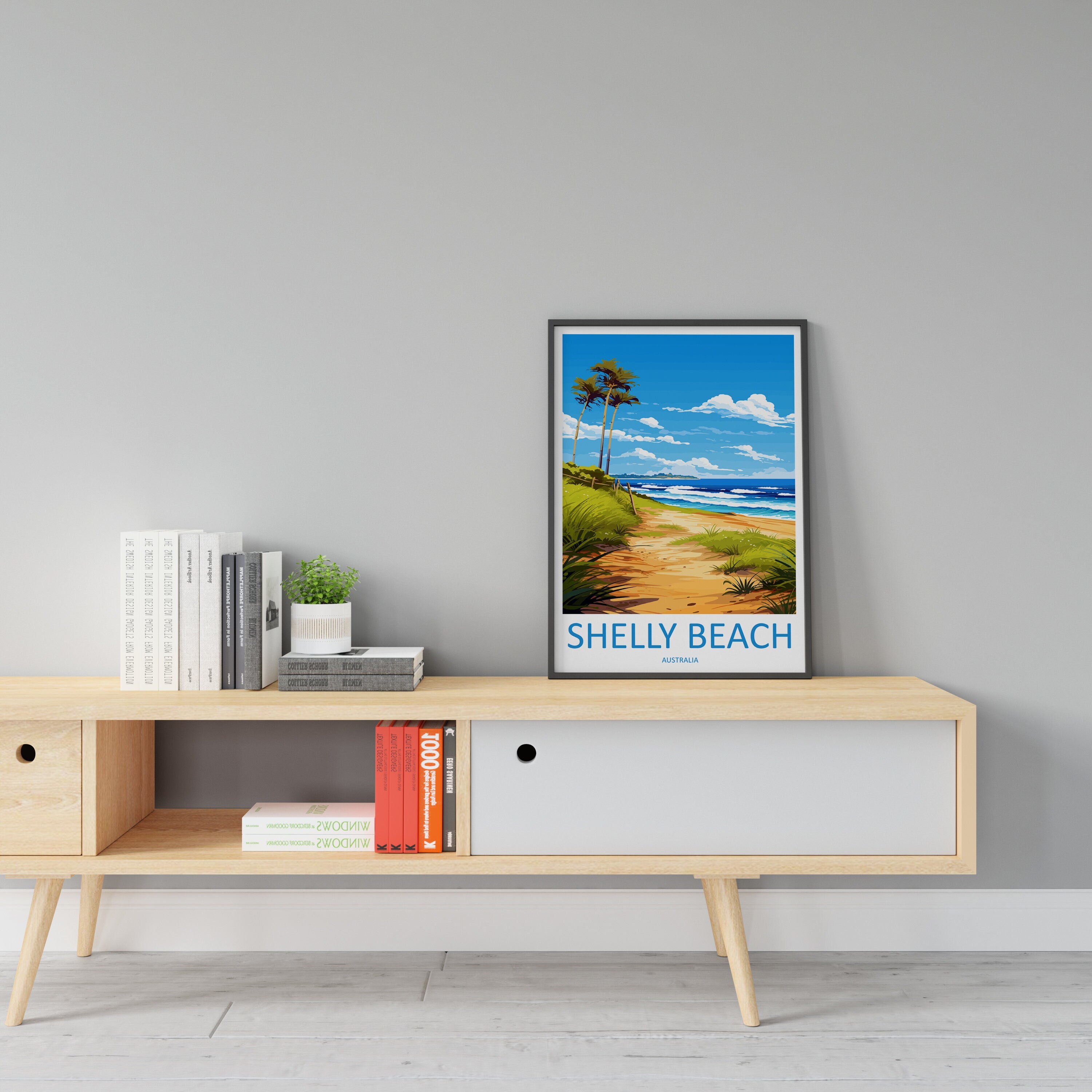 Shelly Beach Travel Print