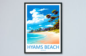 Hyams Beach Travel Print