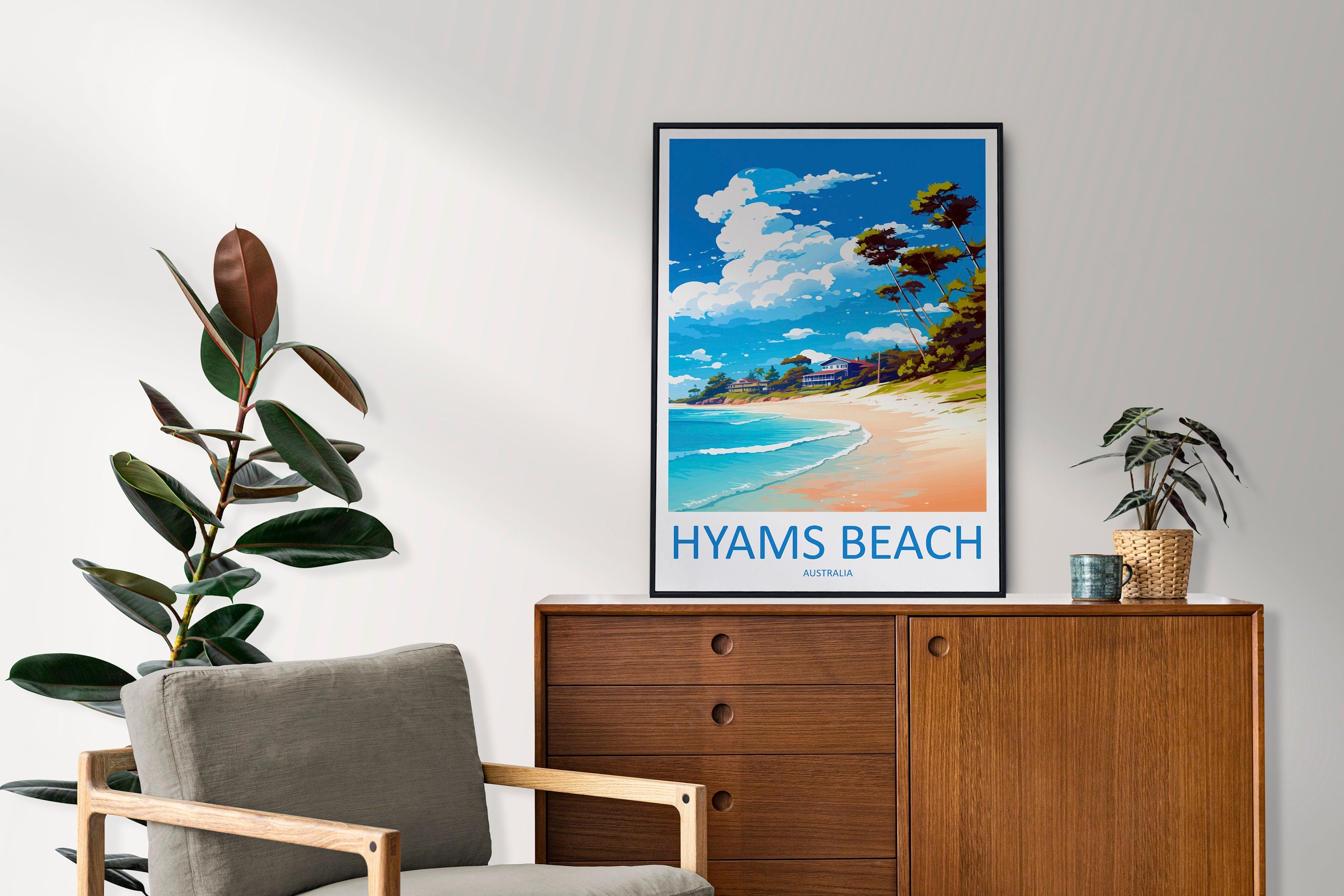 Hyams Beach Travel Print