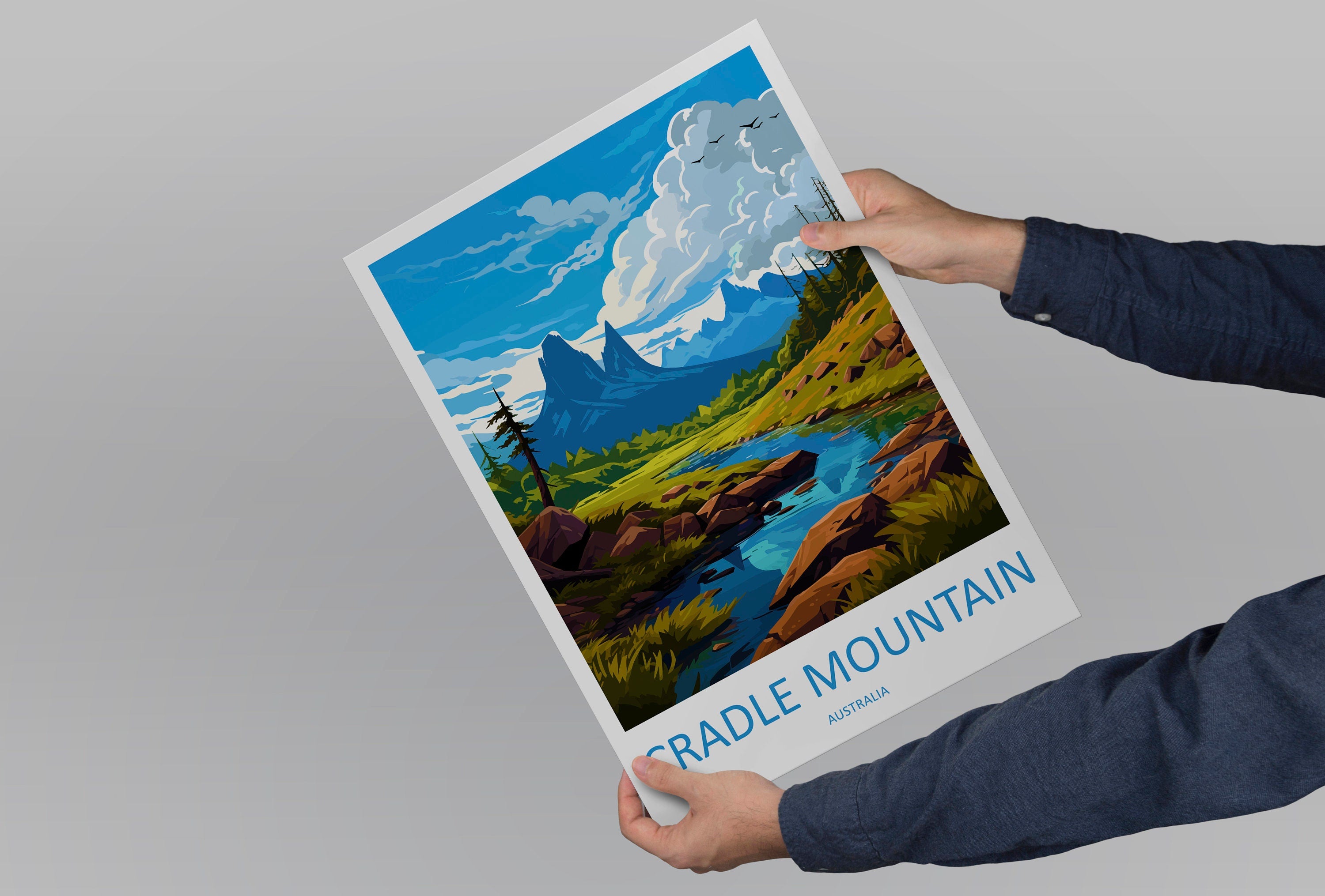 Cradle Mountain Travel Print