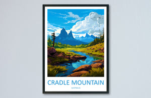 Cradle Mountain Travel Print