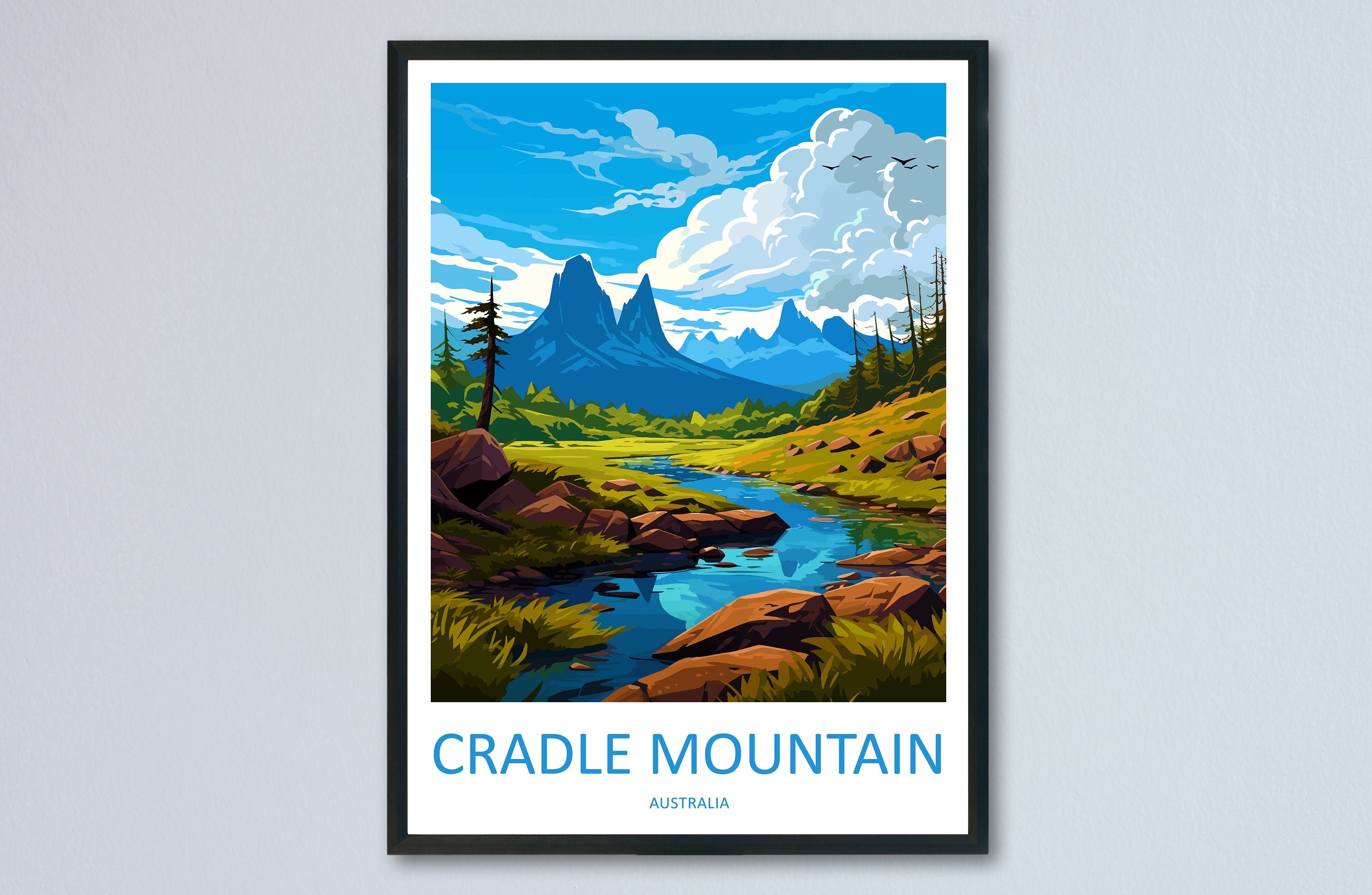 Cradle Mountain Travel Print