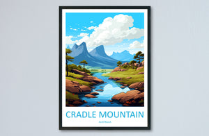 Cradle Mountain Travel Print