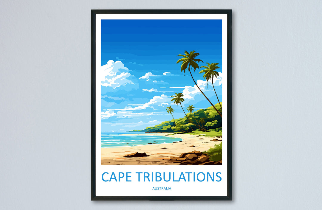 Cape Tribulation Travel Print Wall Art Cape Tribulation Wall Hanging Home Décor Cape Tribulation Gift Art Lovers Wall Art Australia Poster