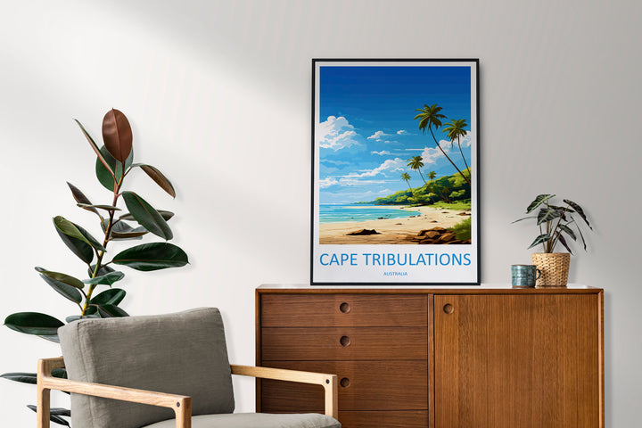 Cape Tribulation Travel Print Wall Art Cape Tribulation Wall Hanging Home Décor Cape Tribulation Gift Art Lovers Wall Art Australia Poster