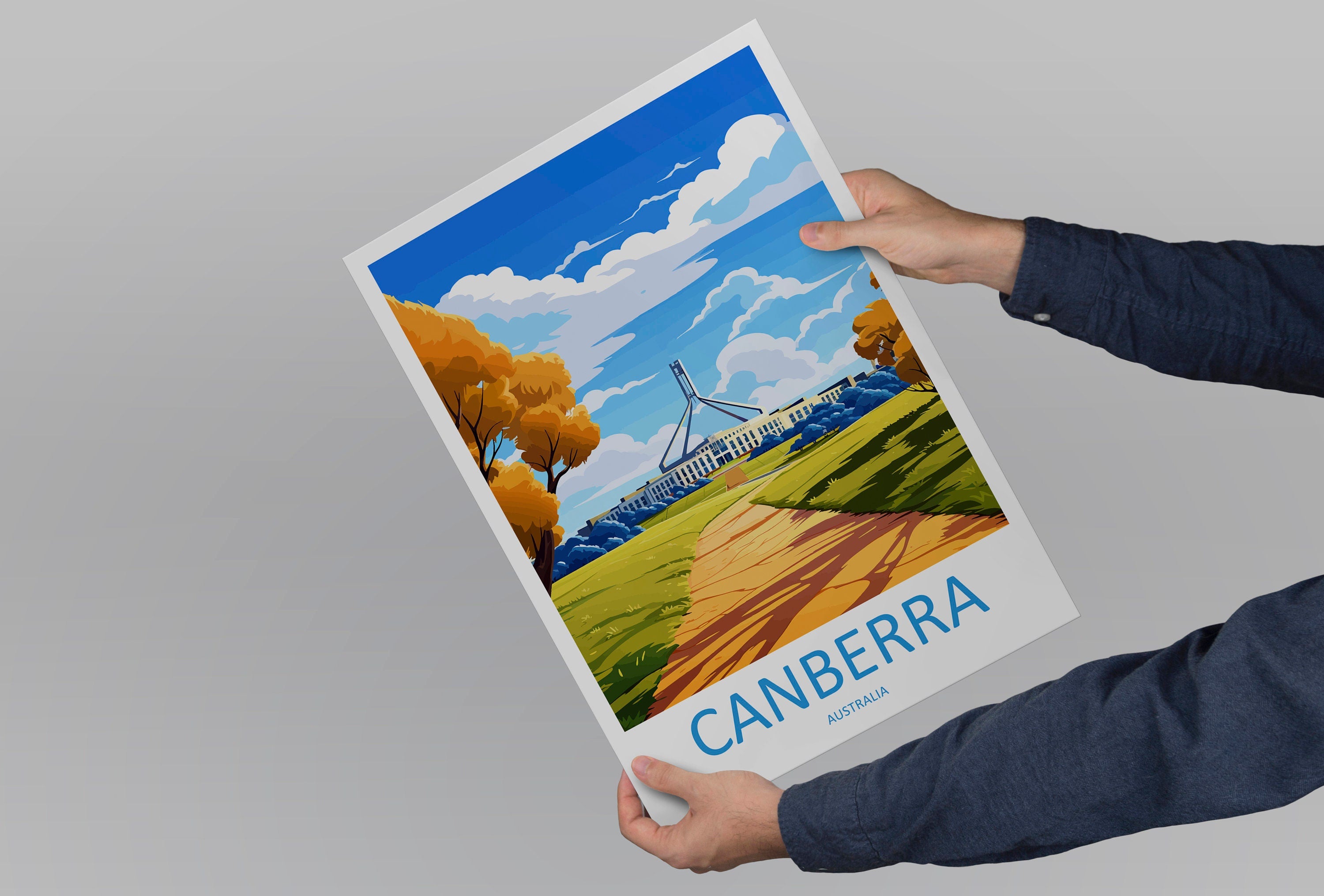 Canberra Travel Print