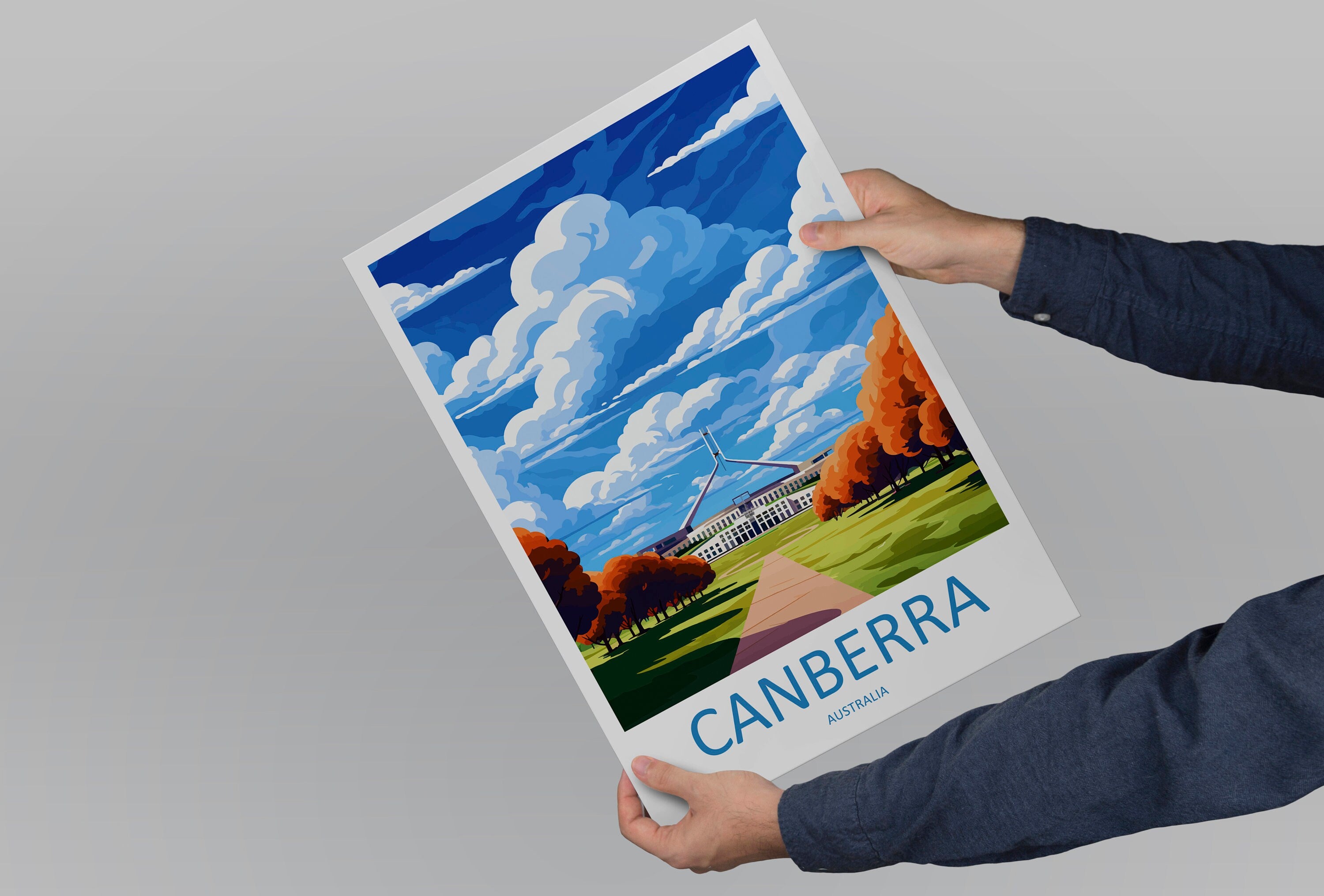 Canberra Travel Print